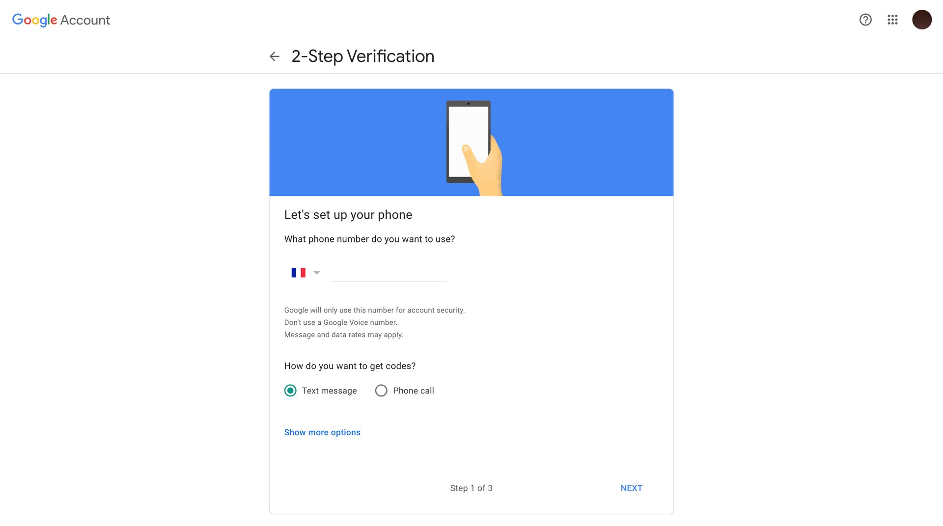 Google Account
			 ux ui design