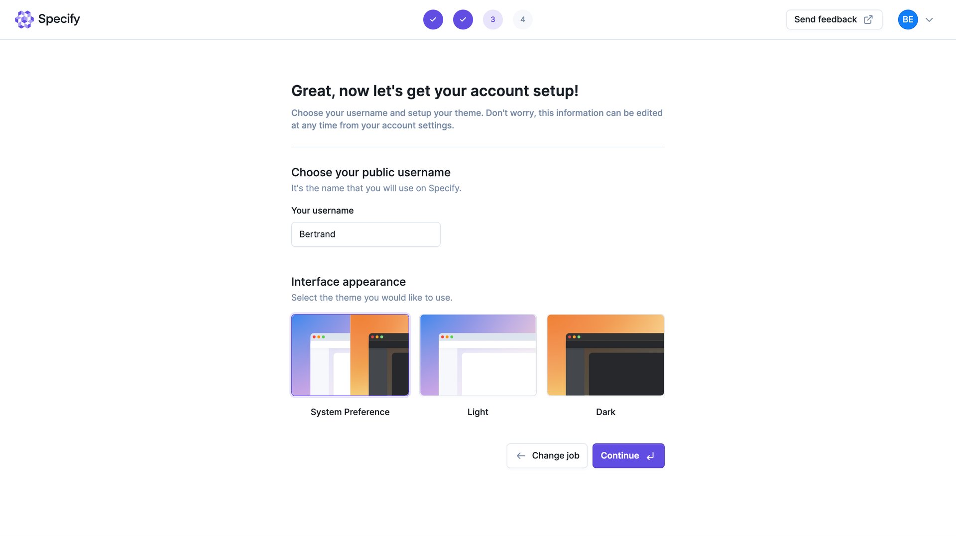 Specify
			     ux ui design