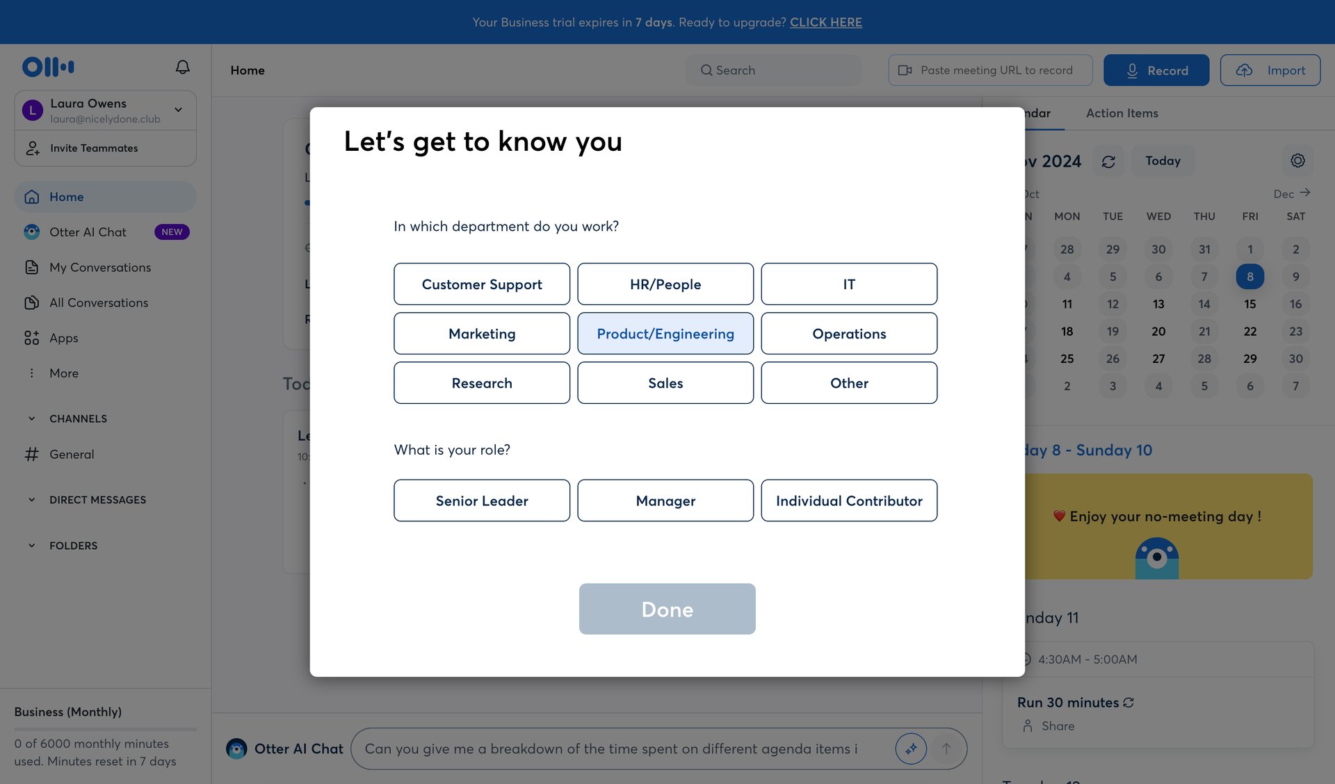 Otter
			          ux ui design