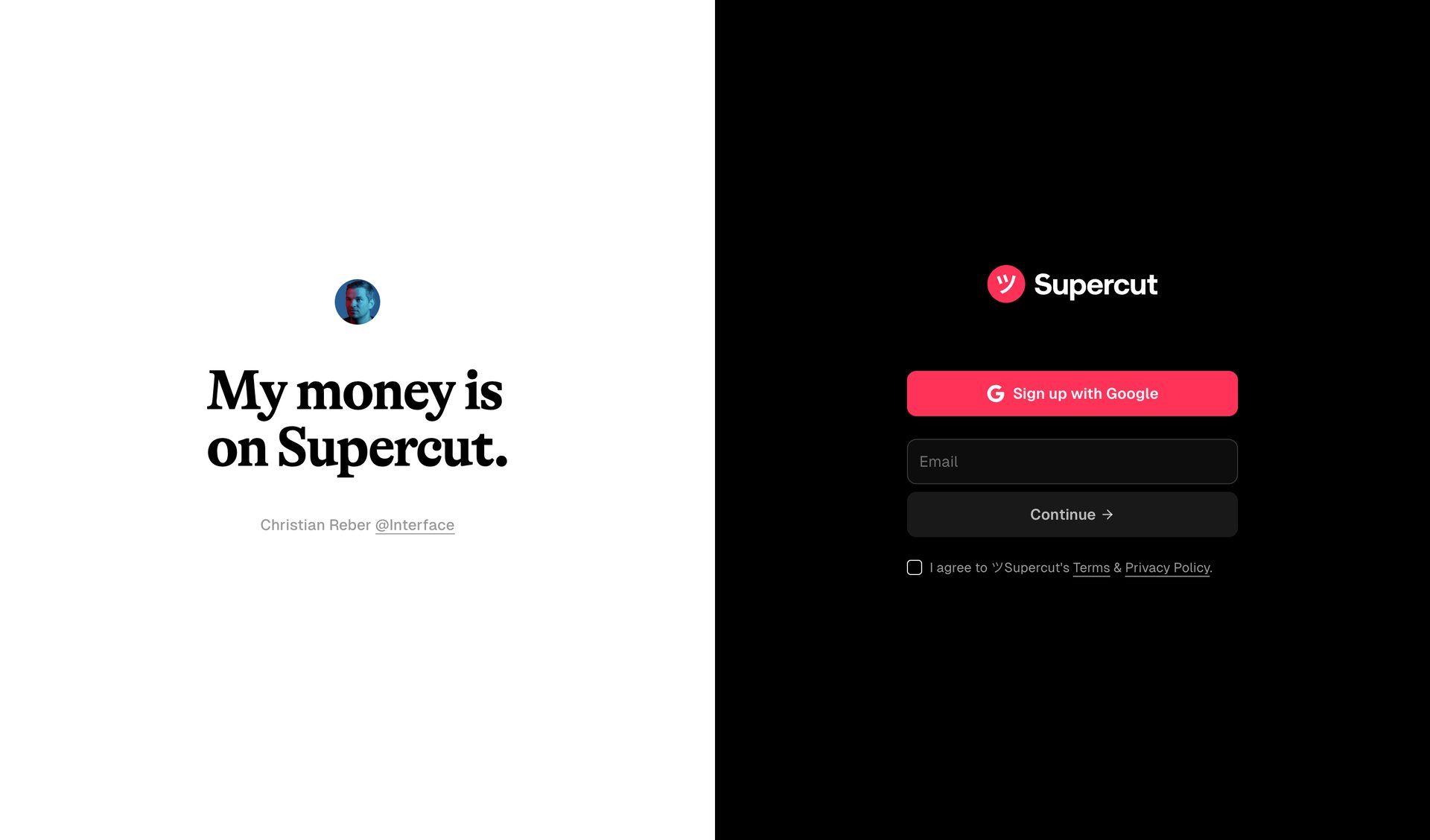 Supercut
			           ux ui design