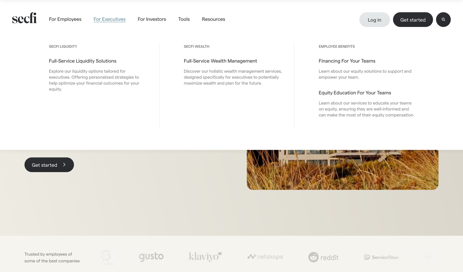 Secfi
			  ux ui design