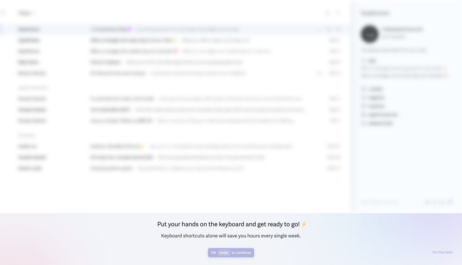 Superhuman
			     ux ui design