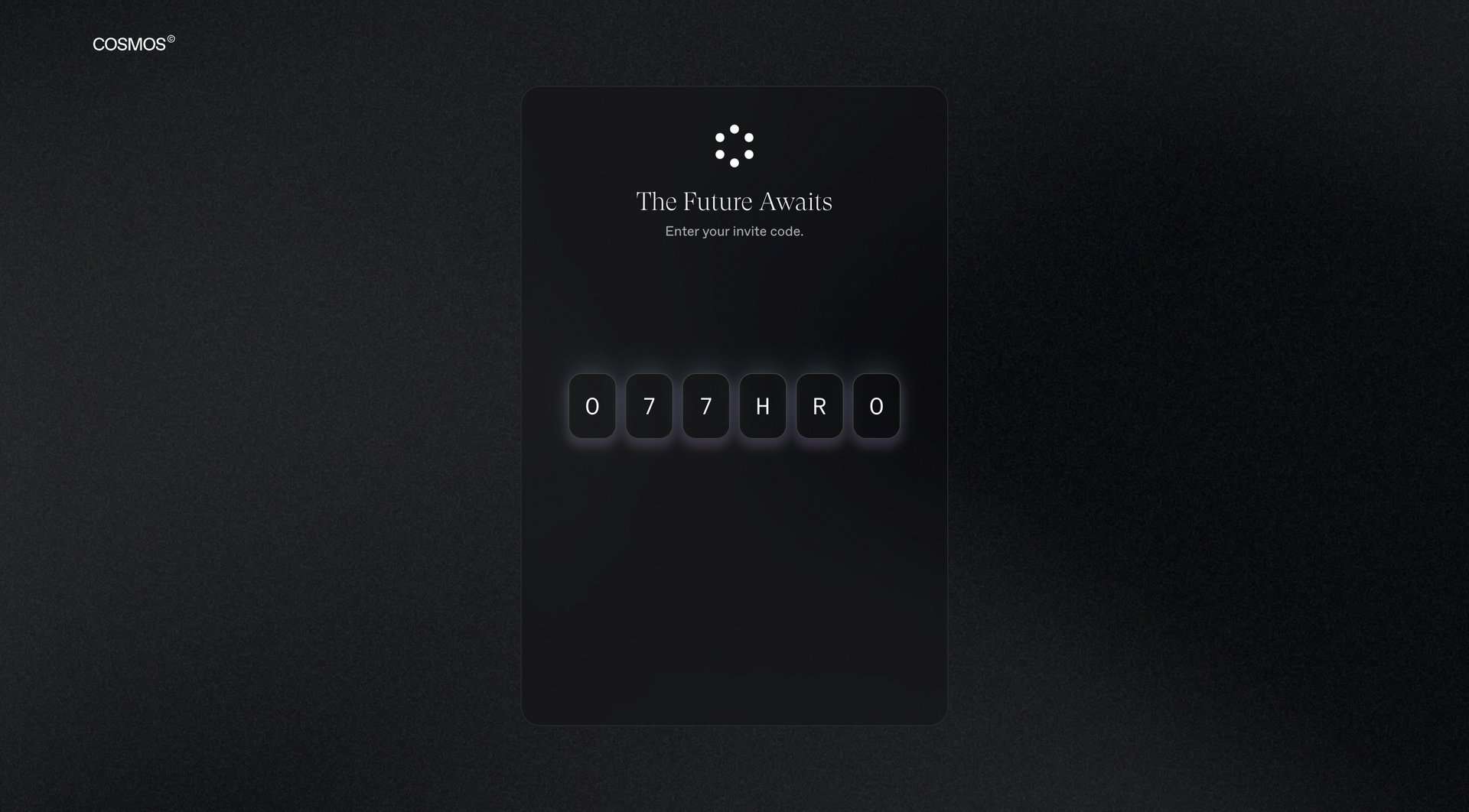 Cosmos
			        ux ui design