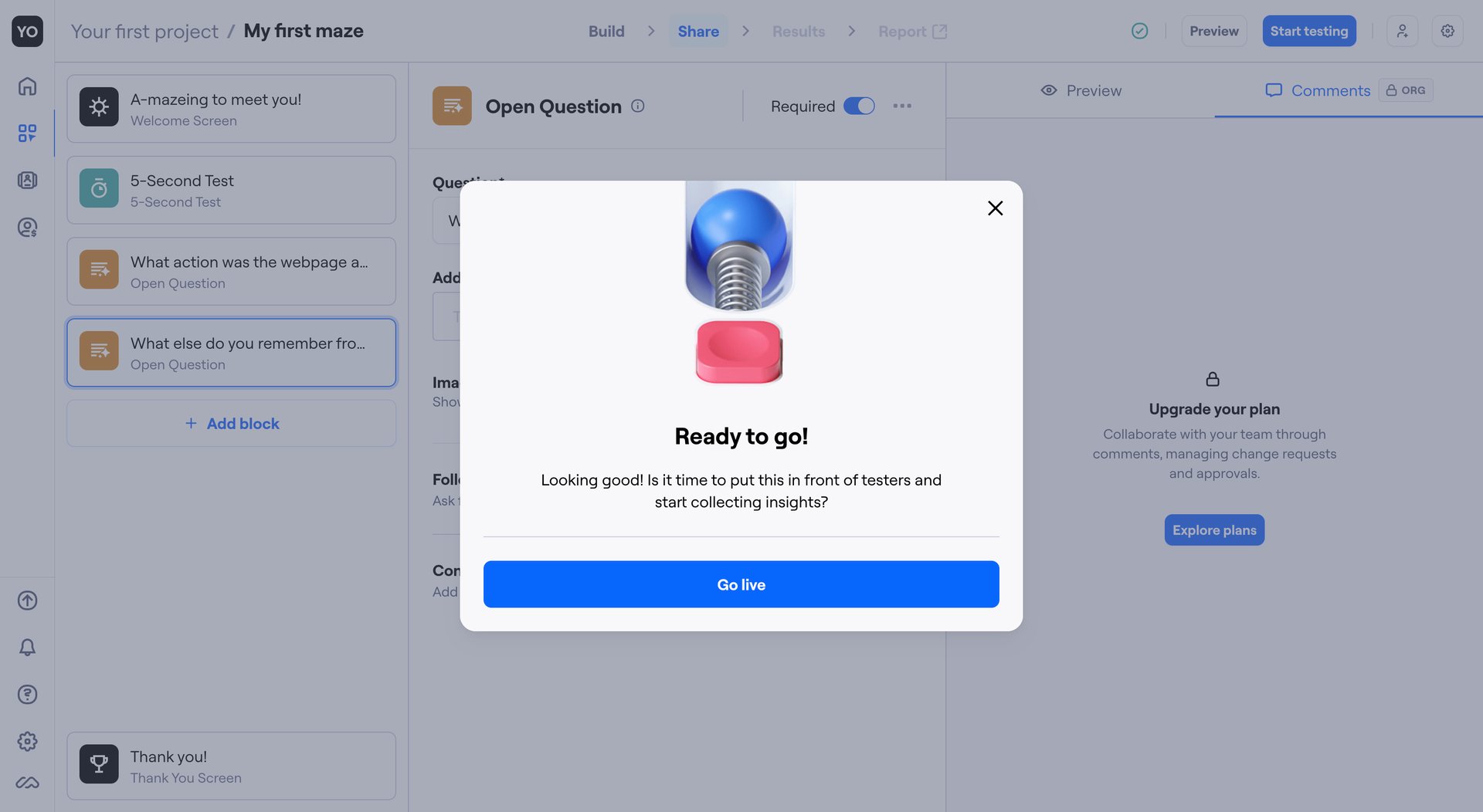 Maze
			         ux ui design