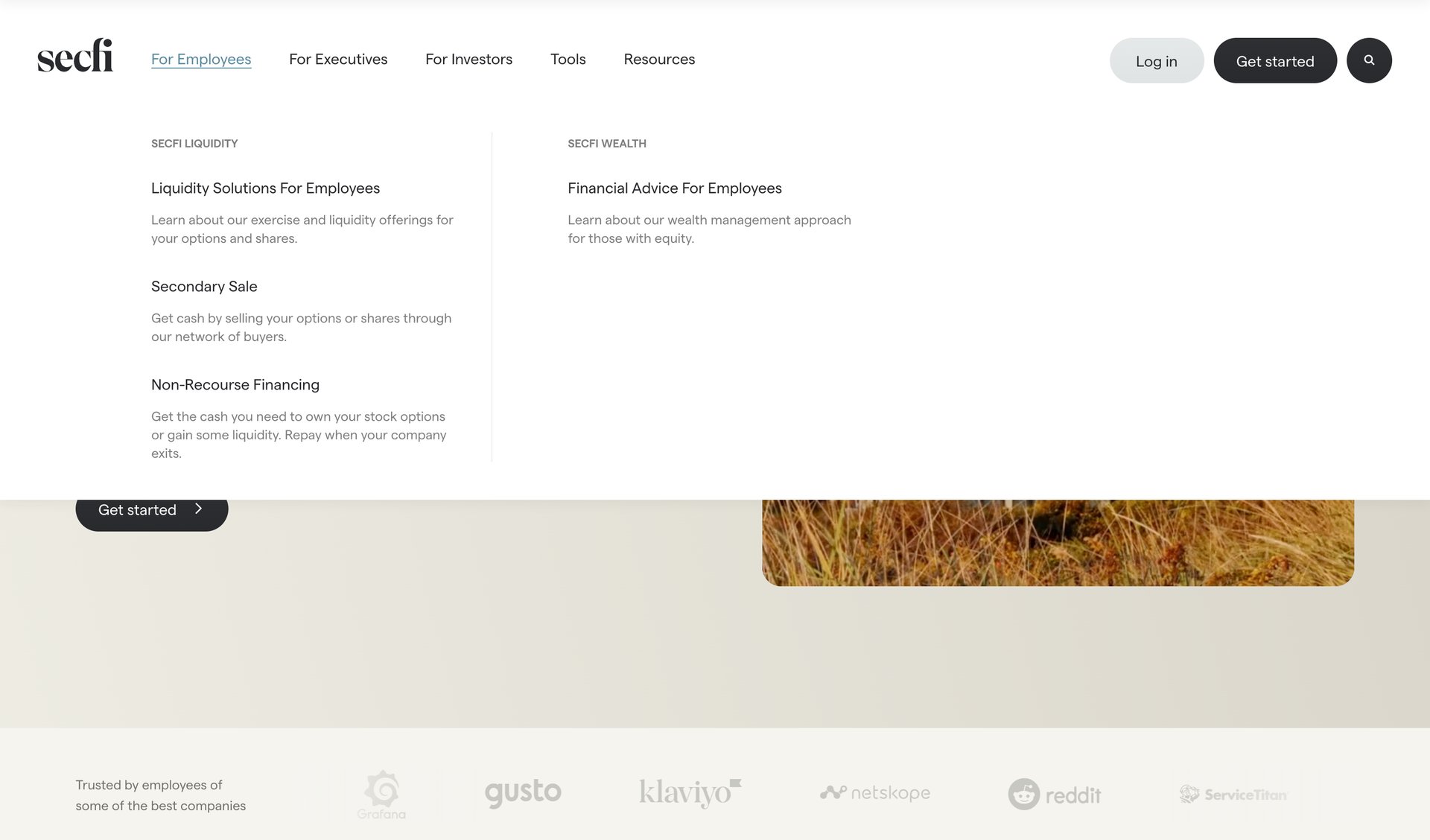 Secfi
			  ux ui design