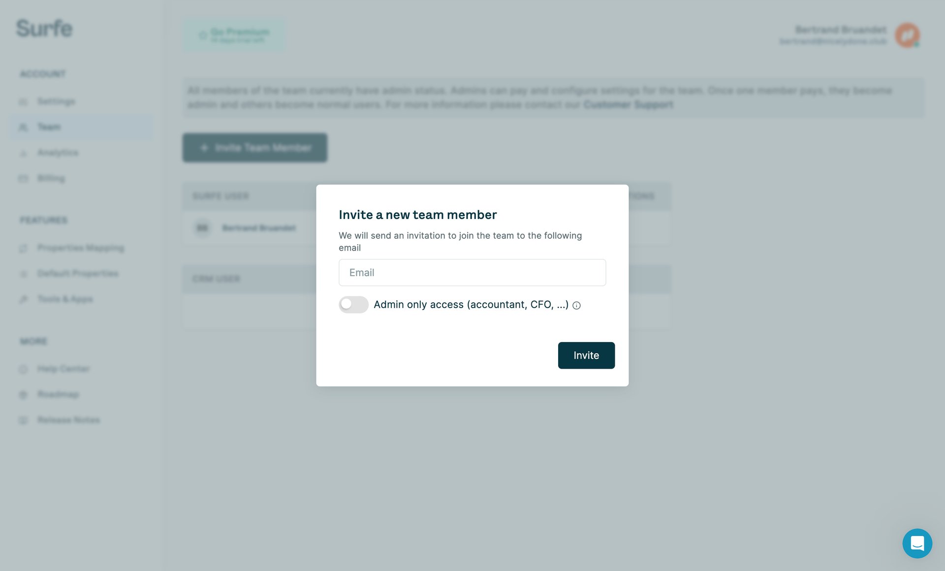 Surfe
			           ux ui design