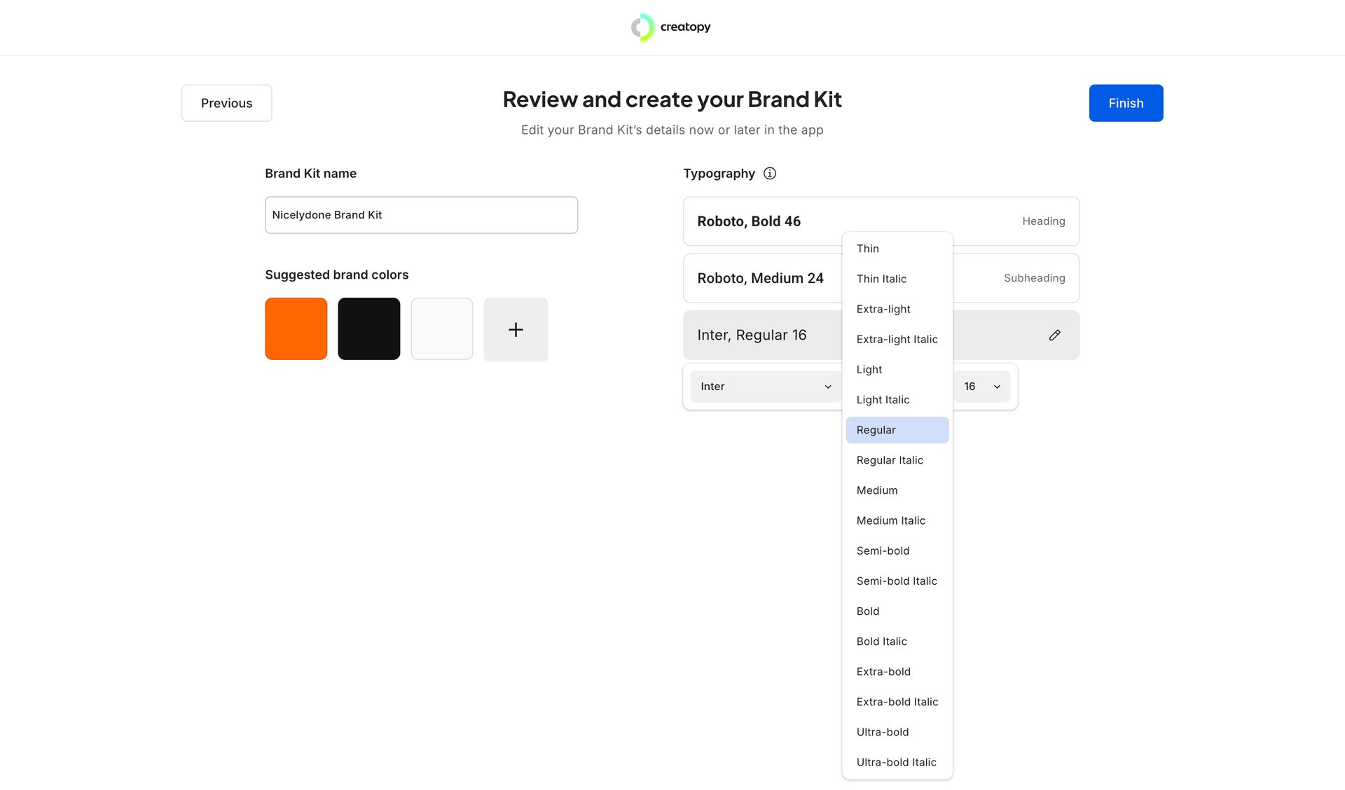 Creatopy screen example
