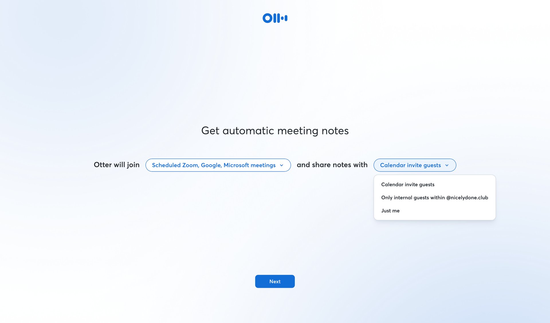 Otter
			            ux ui design