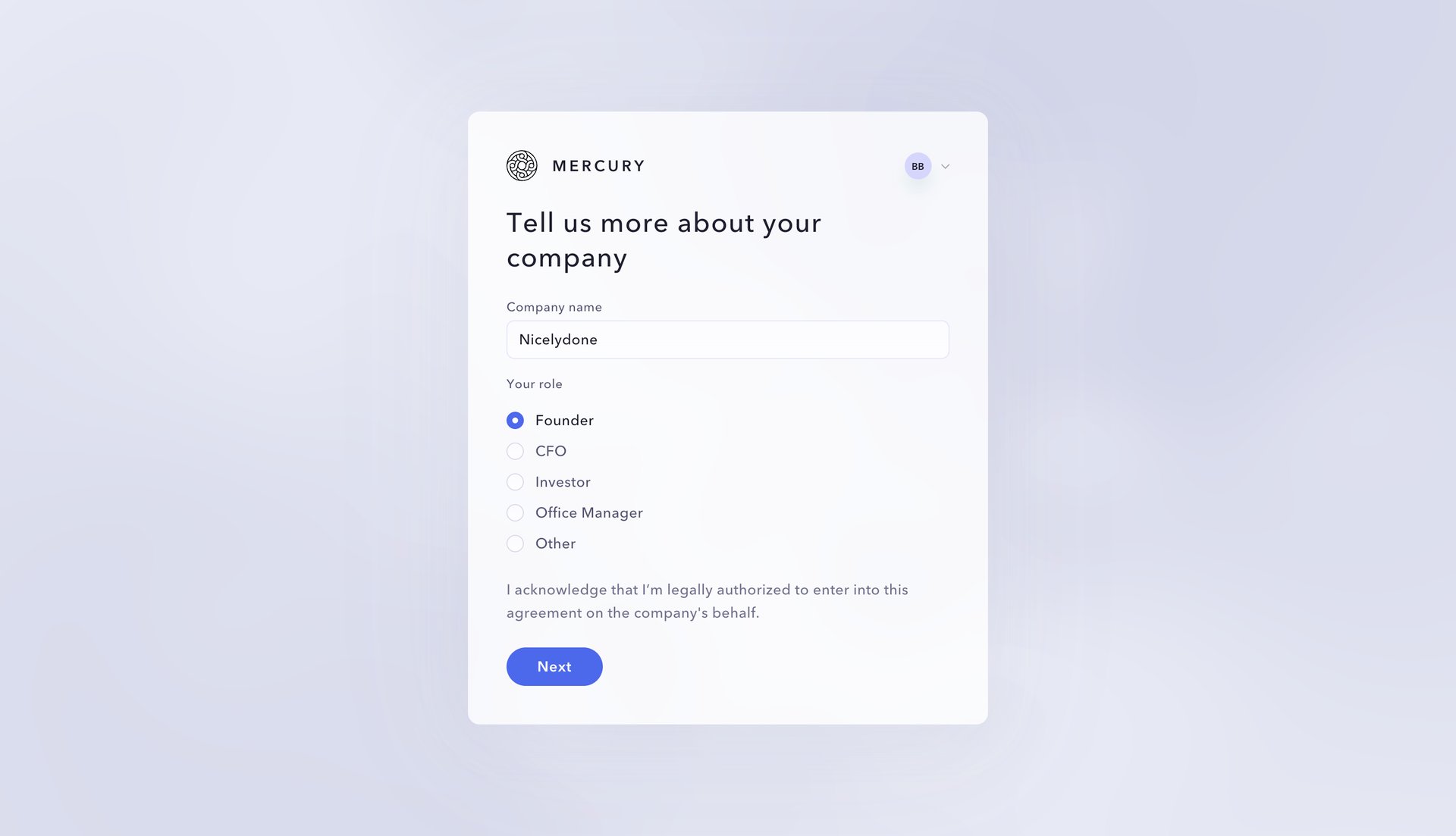Mercury
			      ux ui design