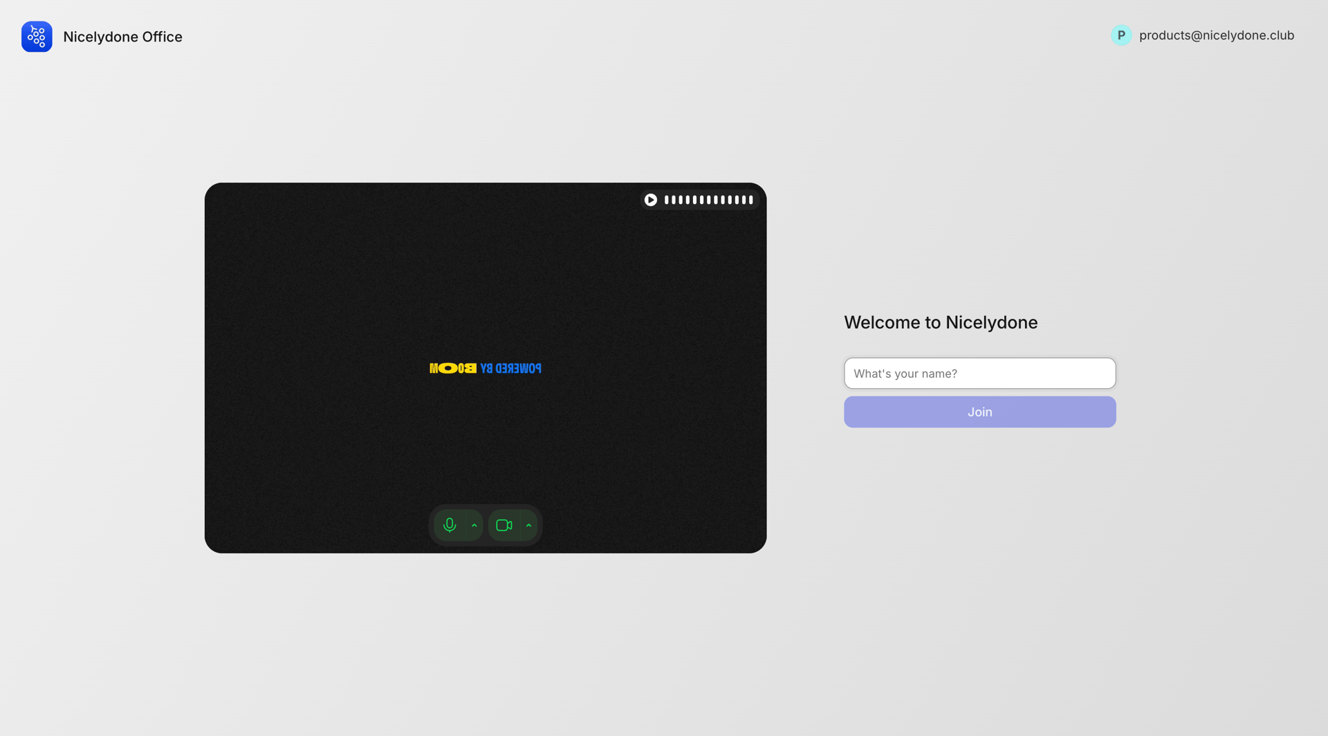 Gather screen example