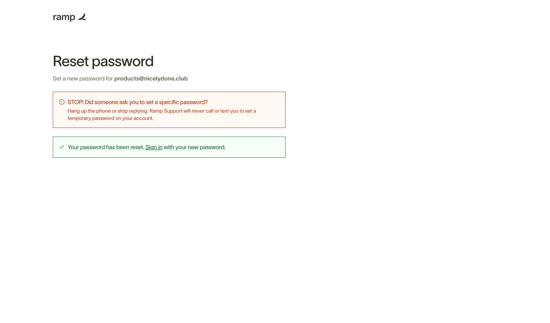 Ramp
			             ux ui design
