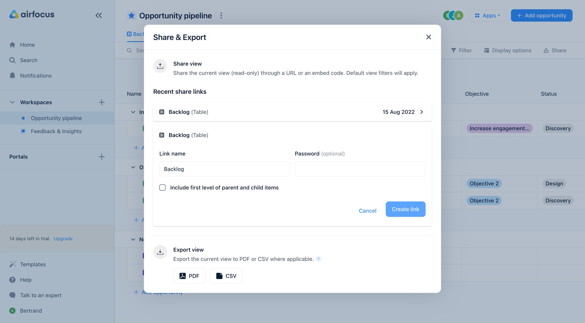 Airfocus
			      ux ui design