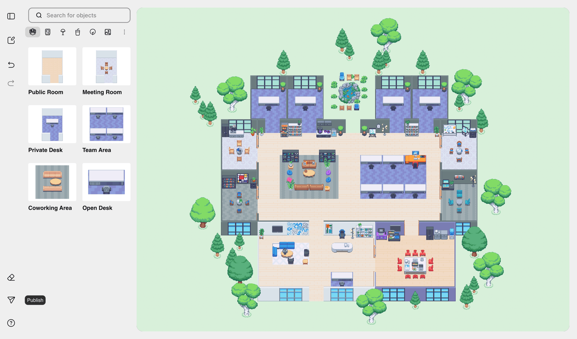 Gather screen example