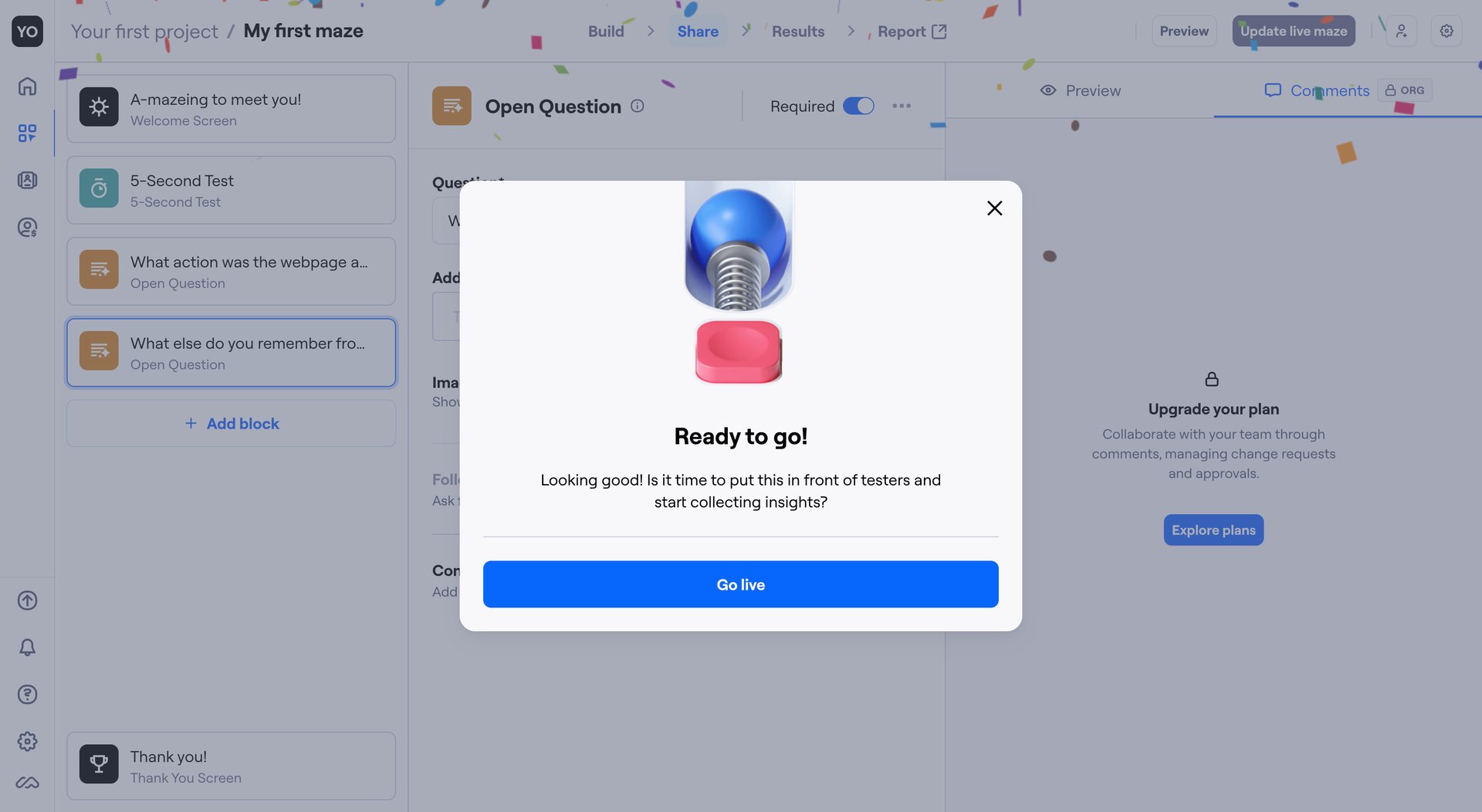 Maze
			          ux ui design