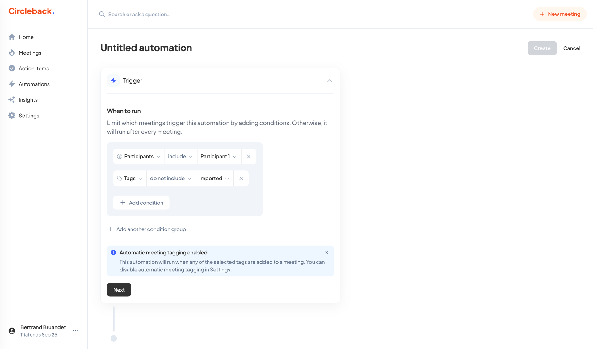 Circleback
			        ux ui design