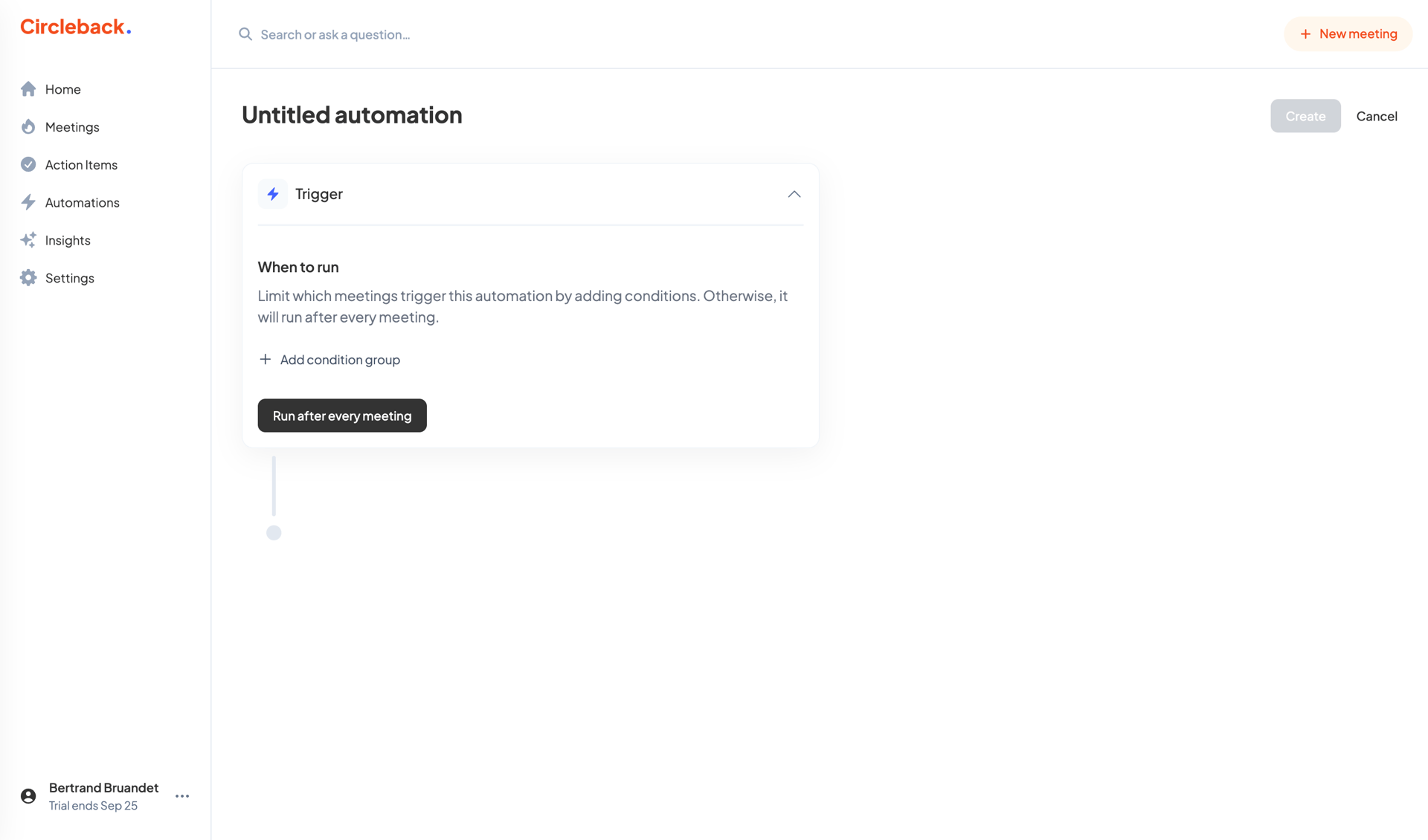 Circleback
			      ux ui design