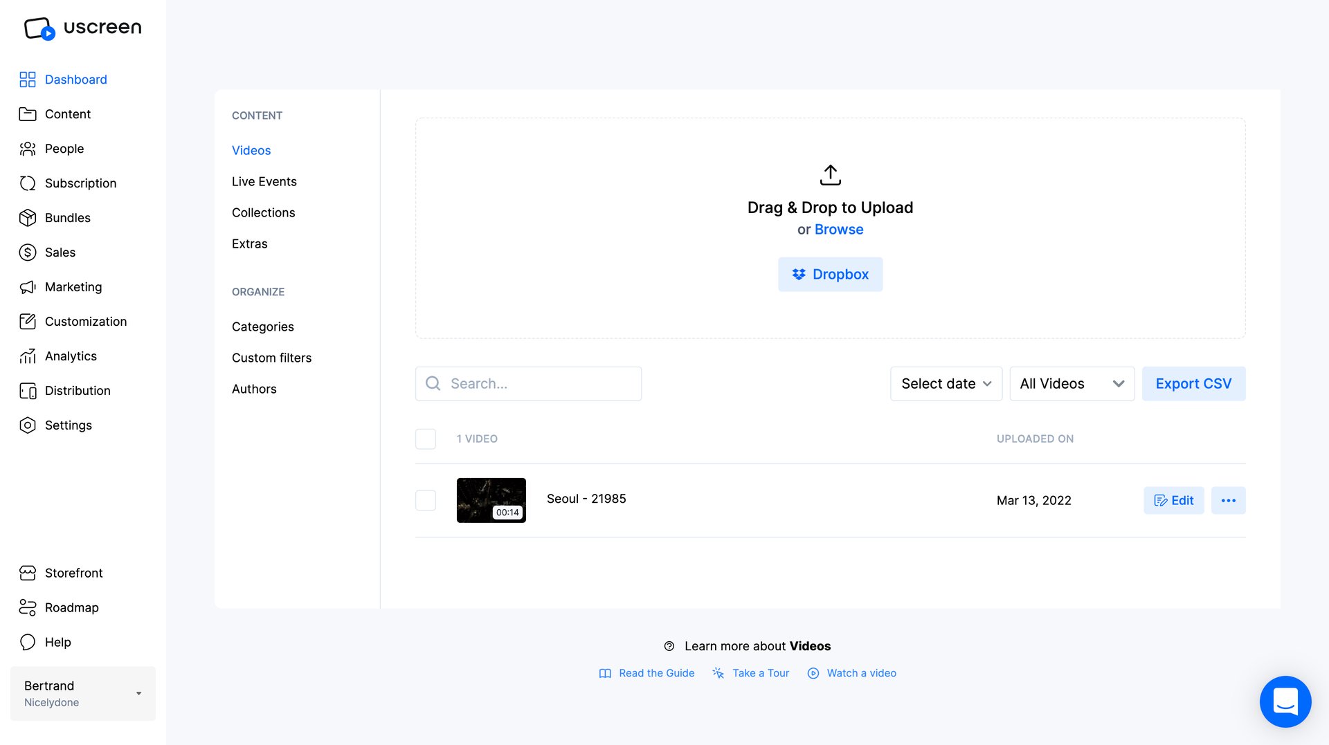 Uscreen
			               ux ui design
