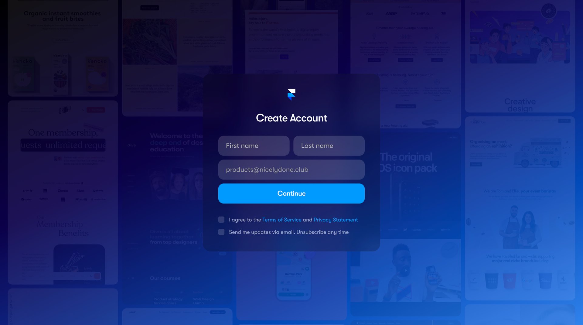 Framer
			           ux ui design