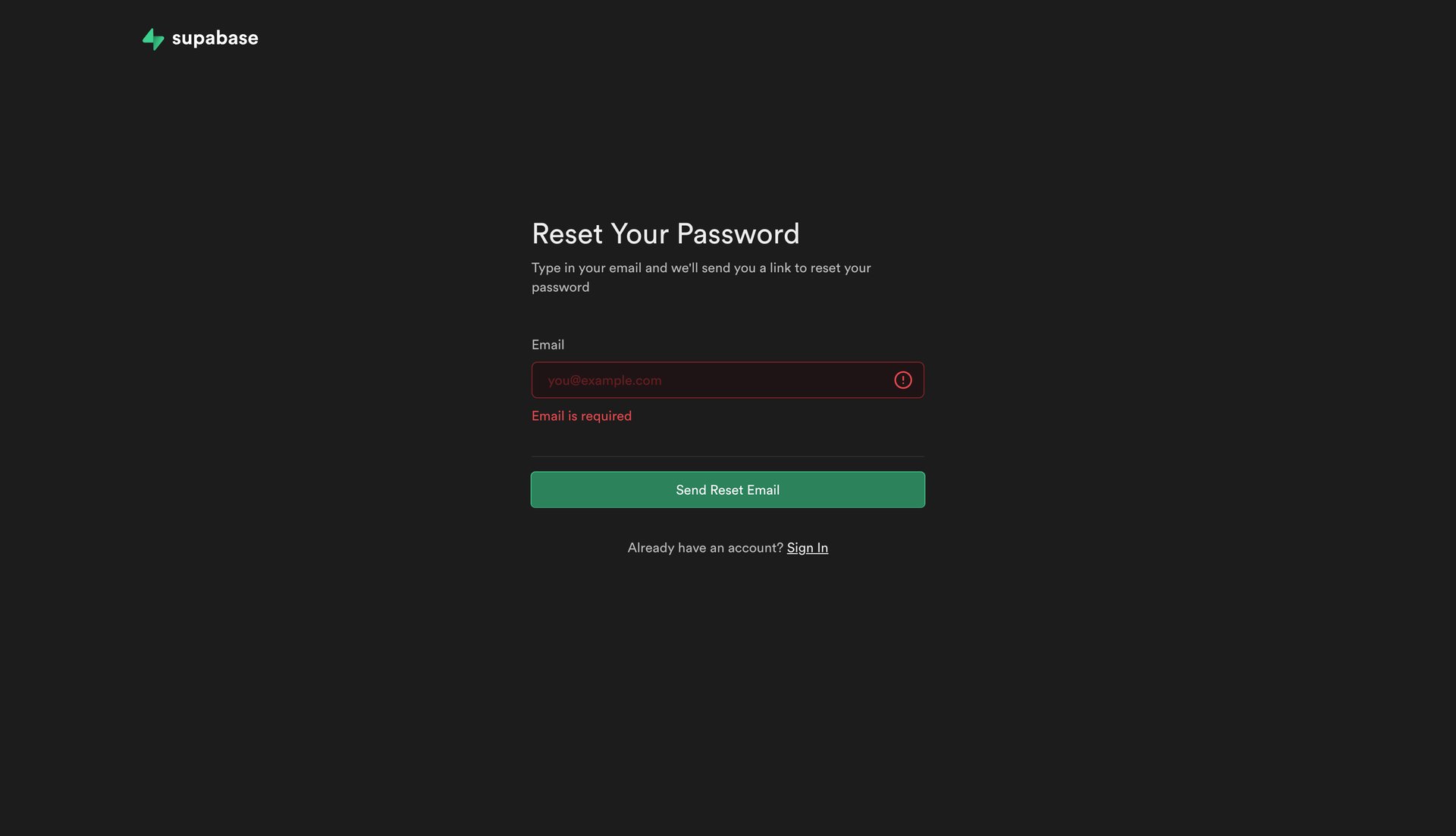 Supabase
			       ux ui design