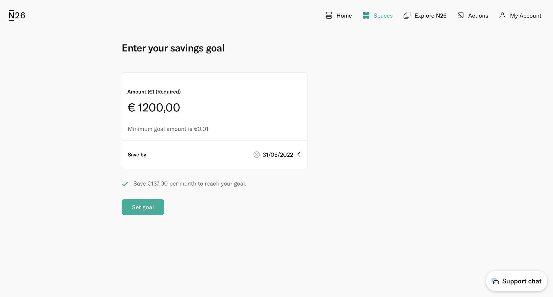 N26
			     ux ui design