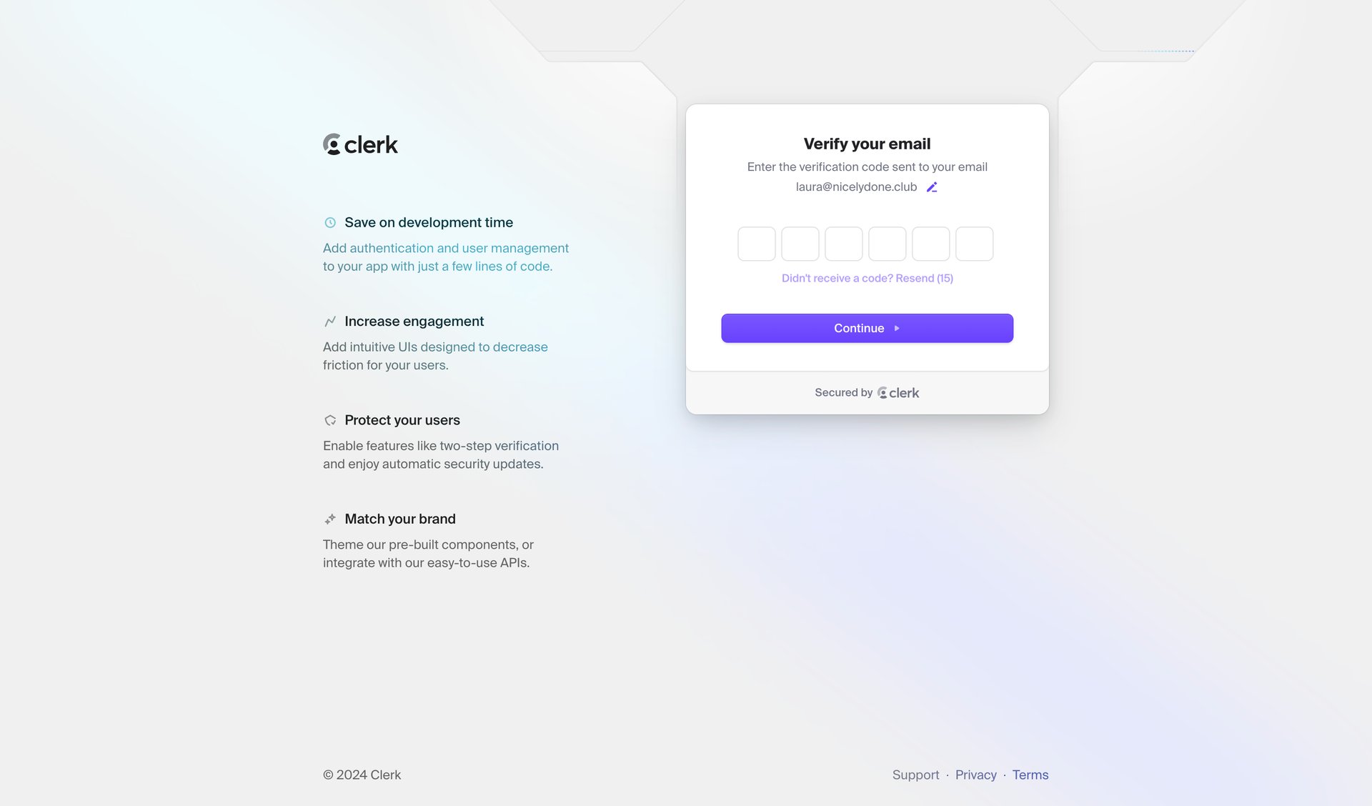 Clerk
			        ux ui design