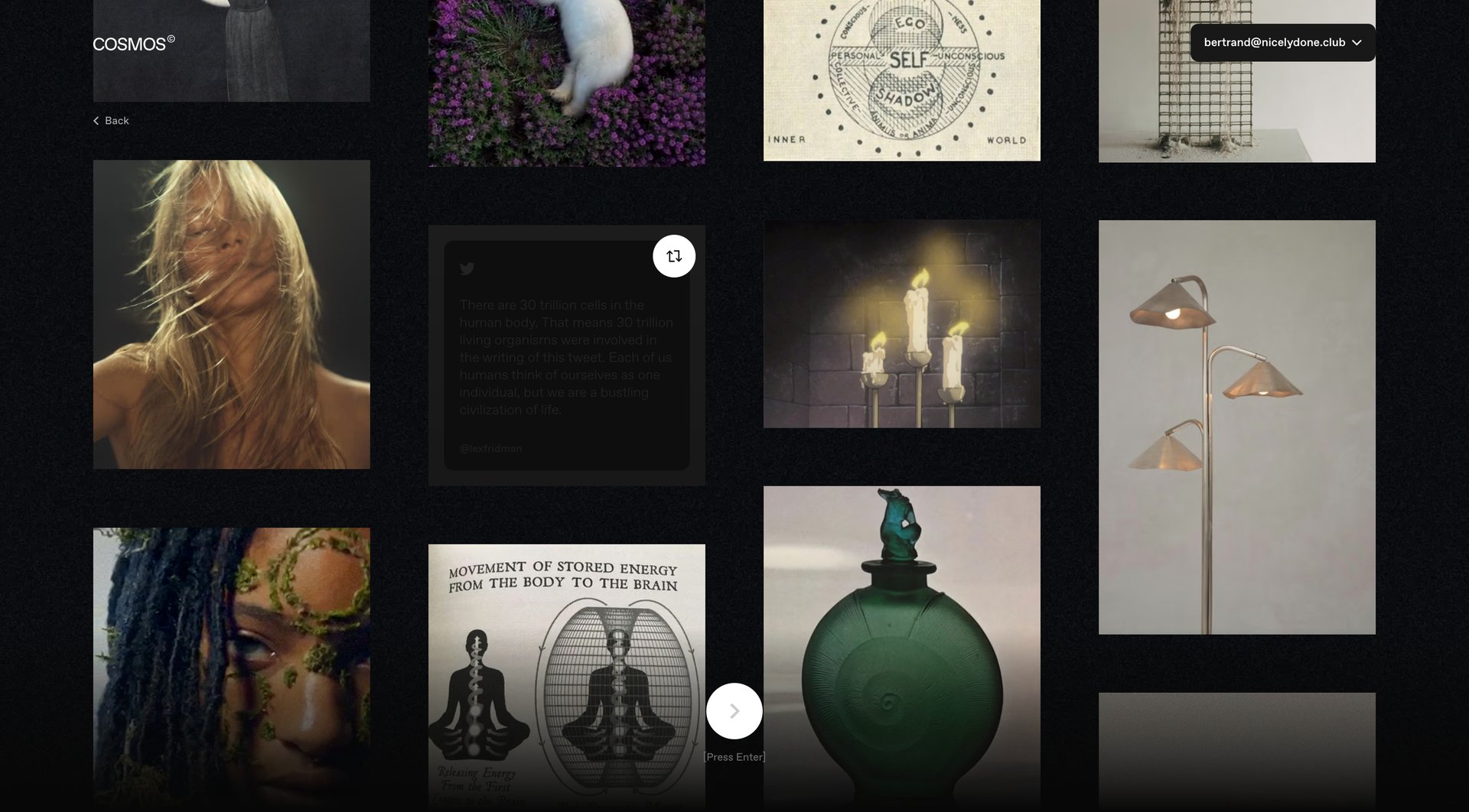 Cosmos
			    ux ui design
