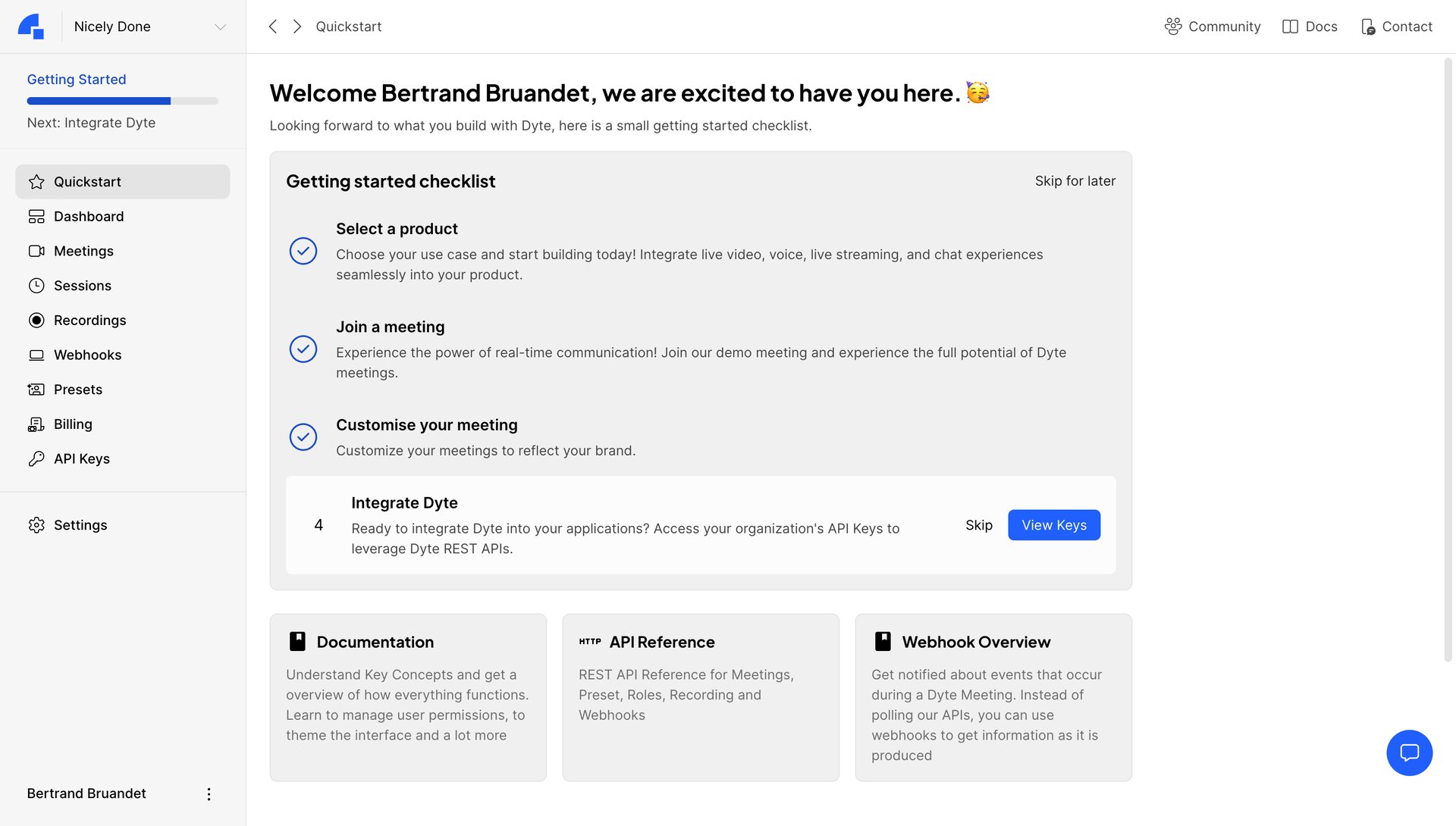 Dyte
			           ux ui design