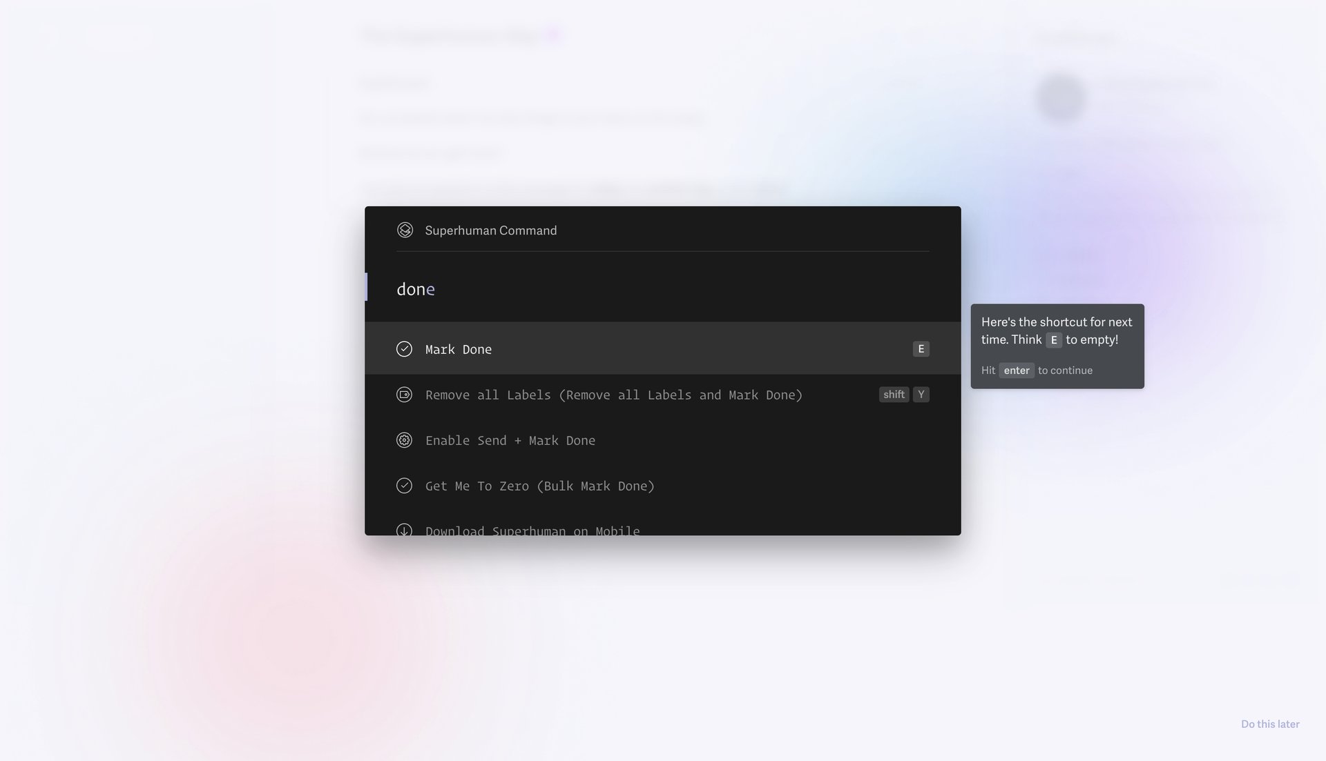 Superhuman
			           ux ui design
