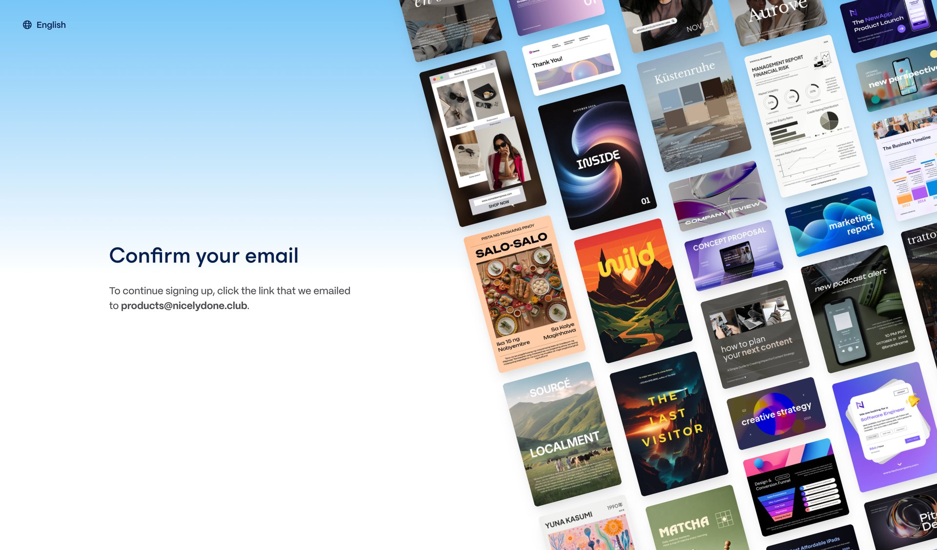 Gamma screen example