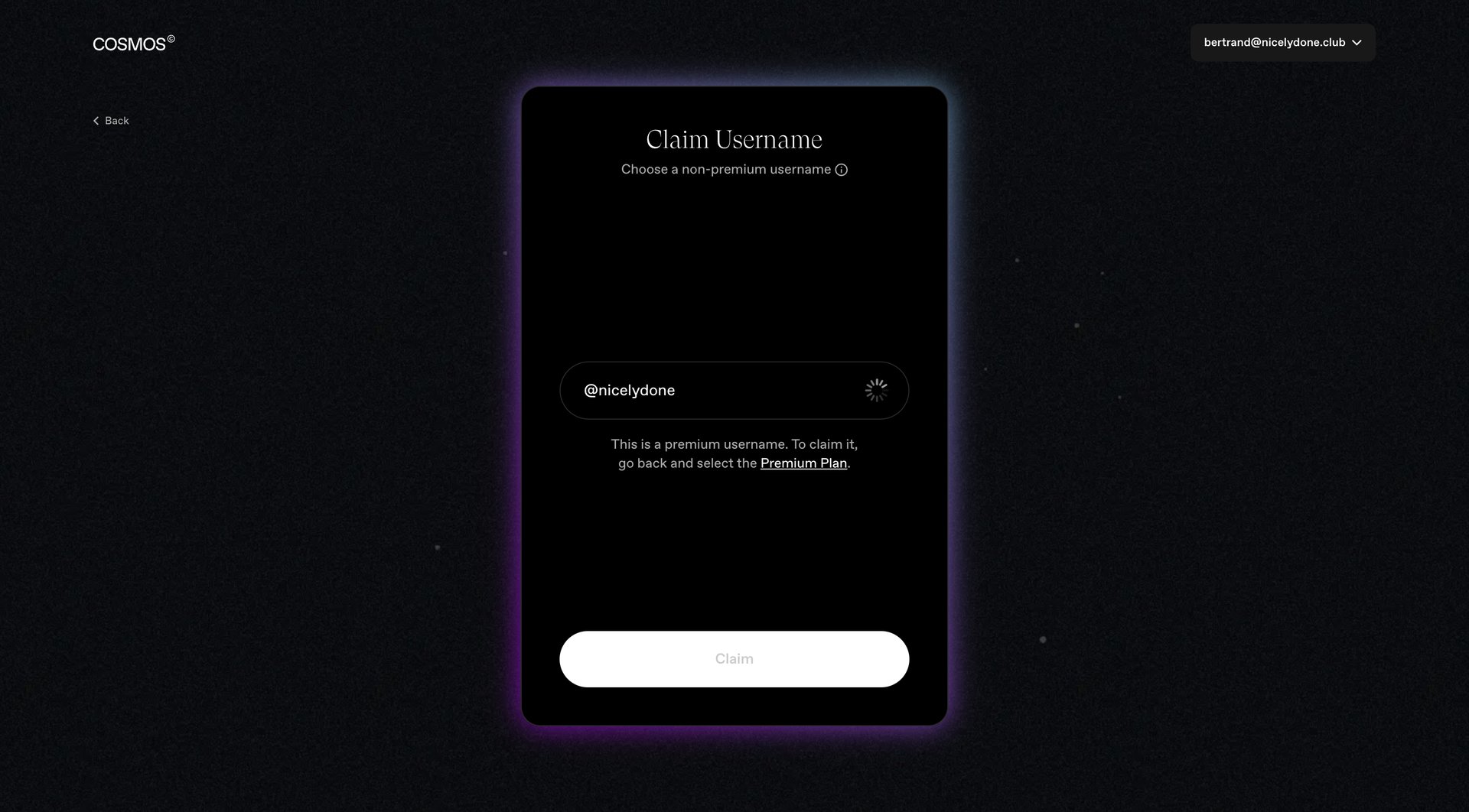 Cosmos
			        ux ui design