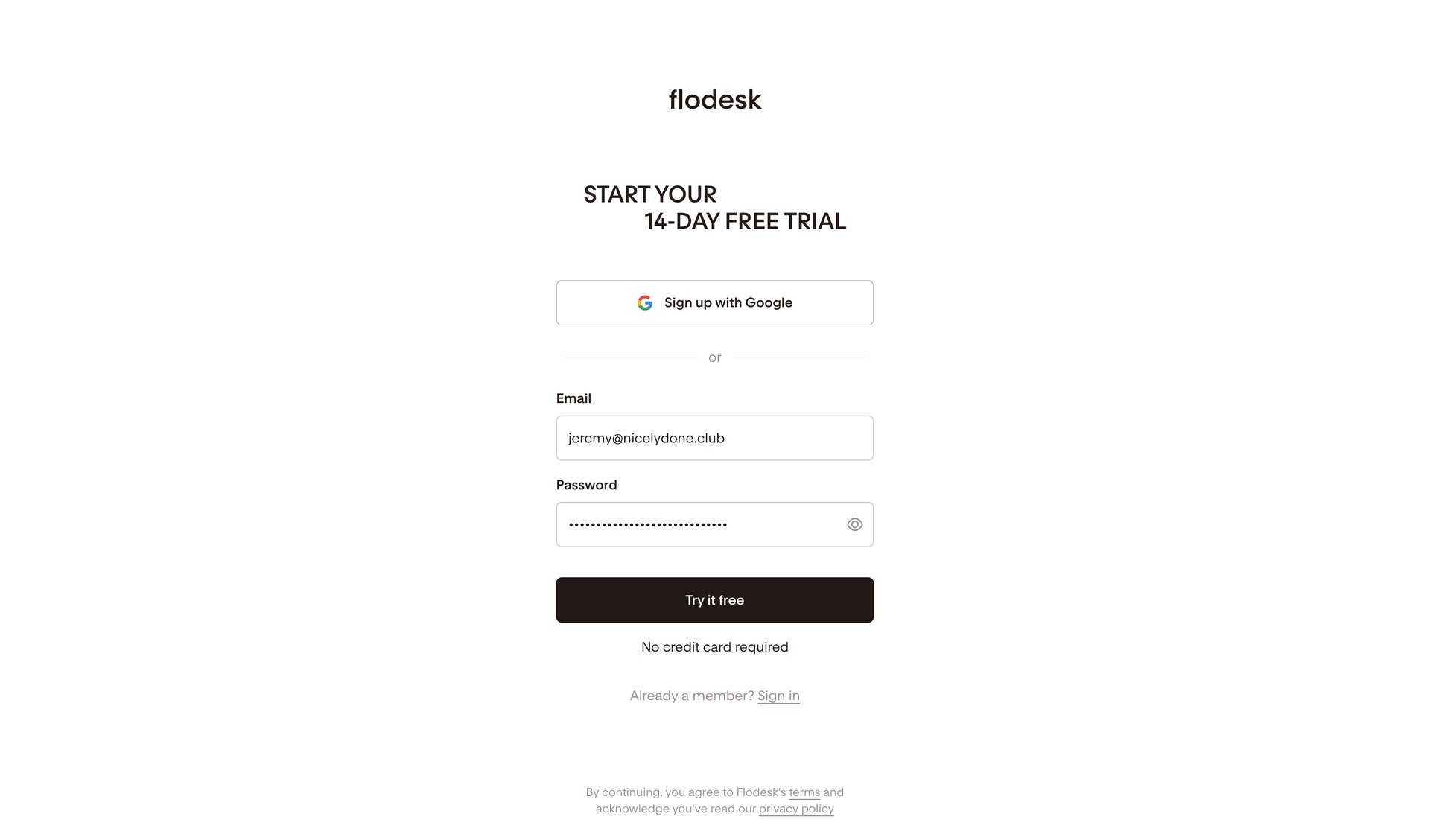 Flodesk
			             ux ui design