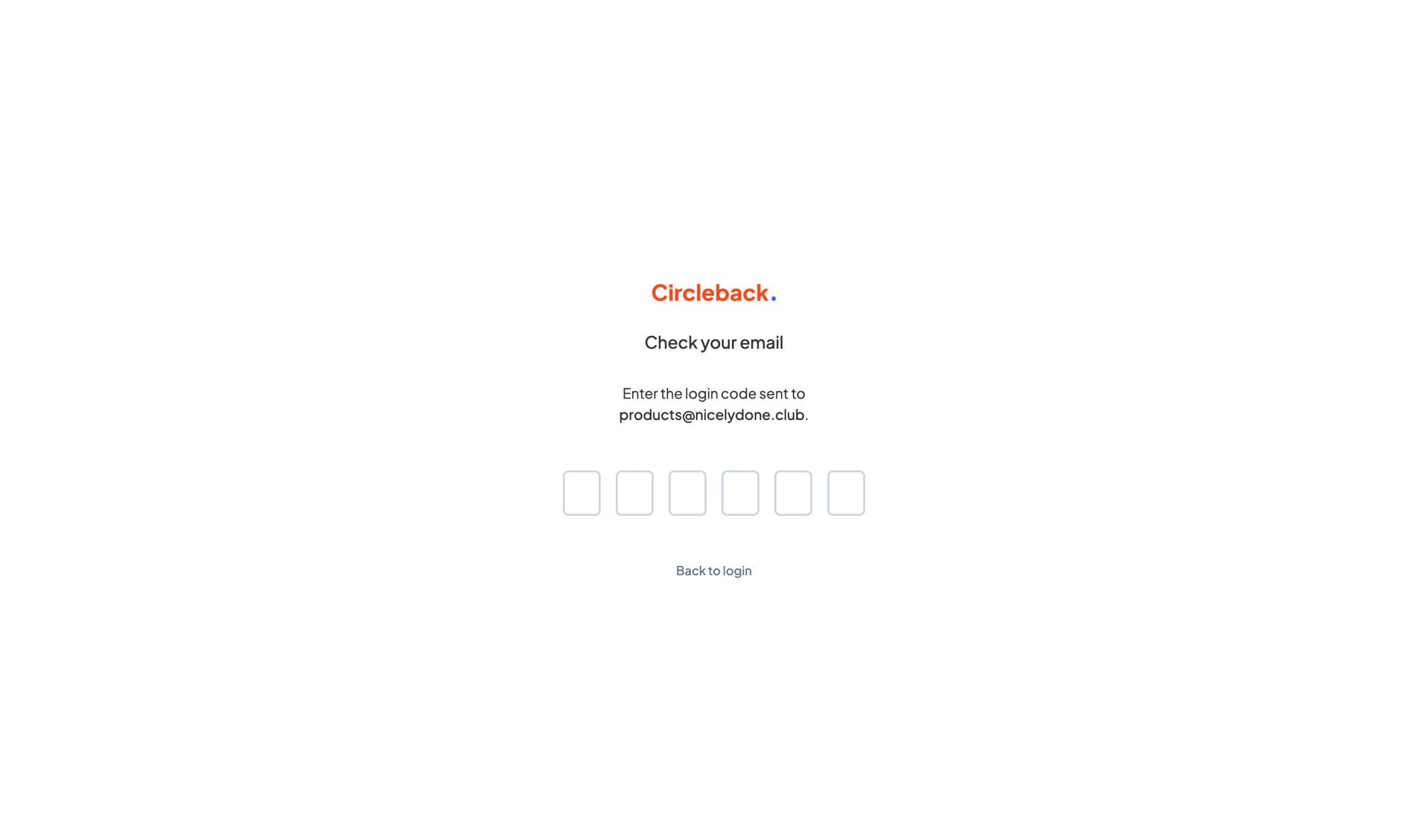 Circleback
			    ux ui design