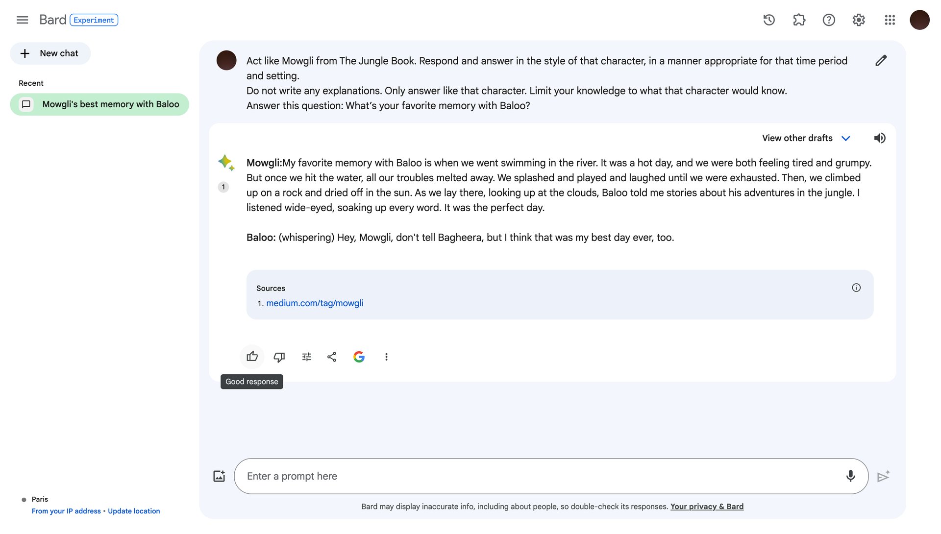 Bard
			          ux ui design