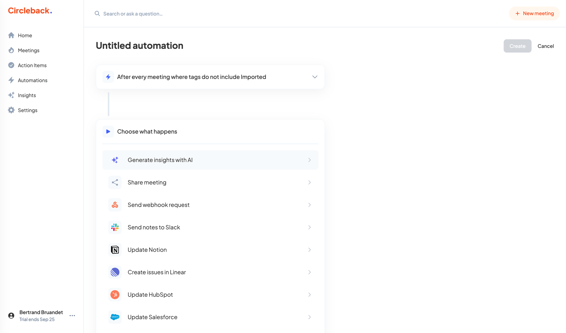 Circleback
			       ux ui design