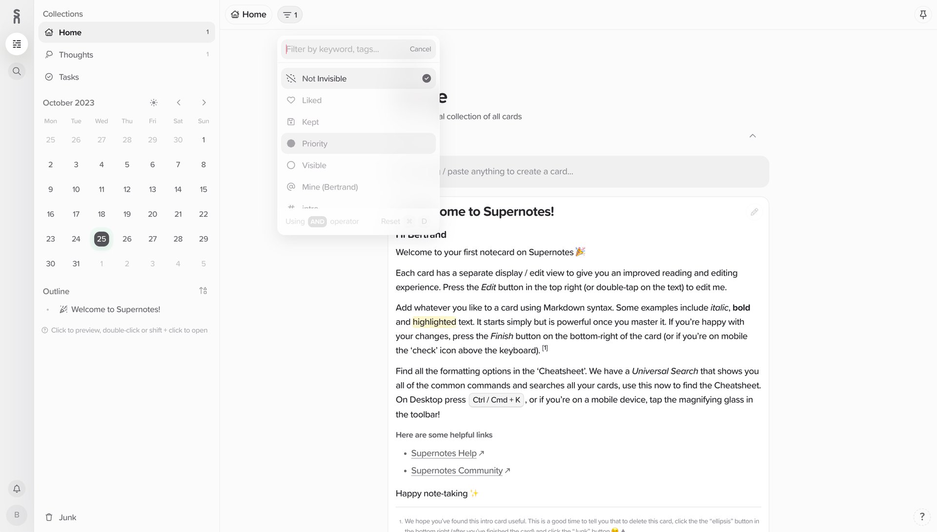 Supernotes
			          ux ui design