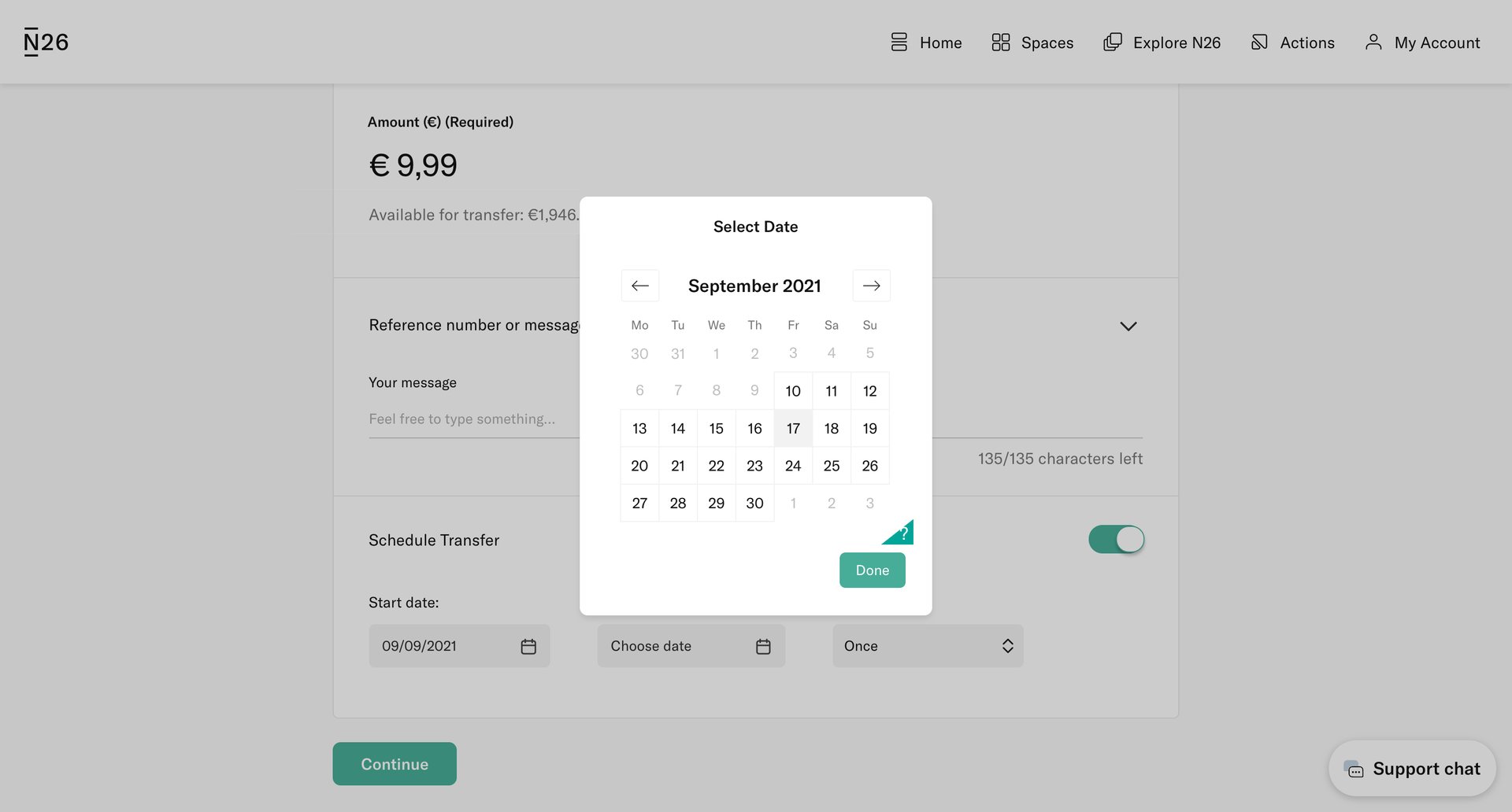 N26
			       ux ui design