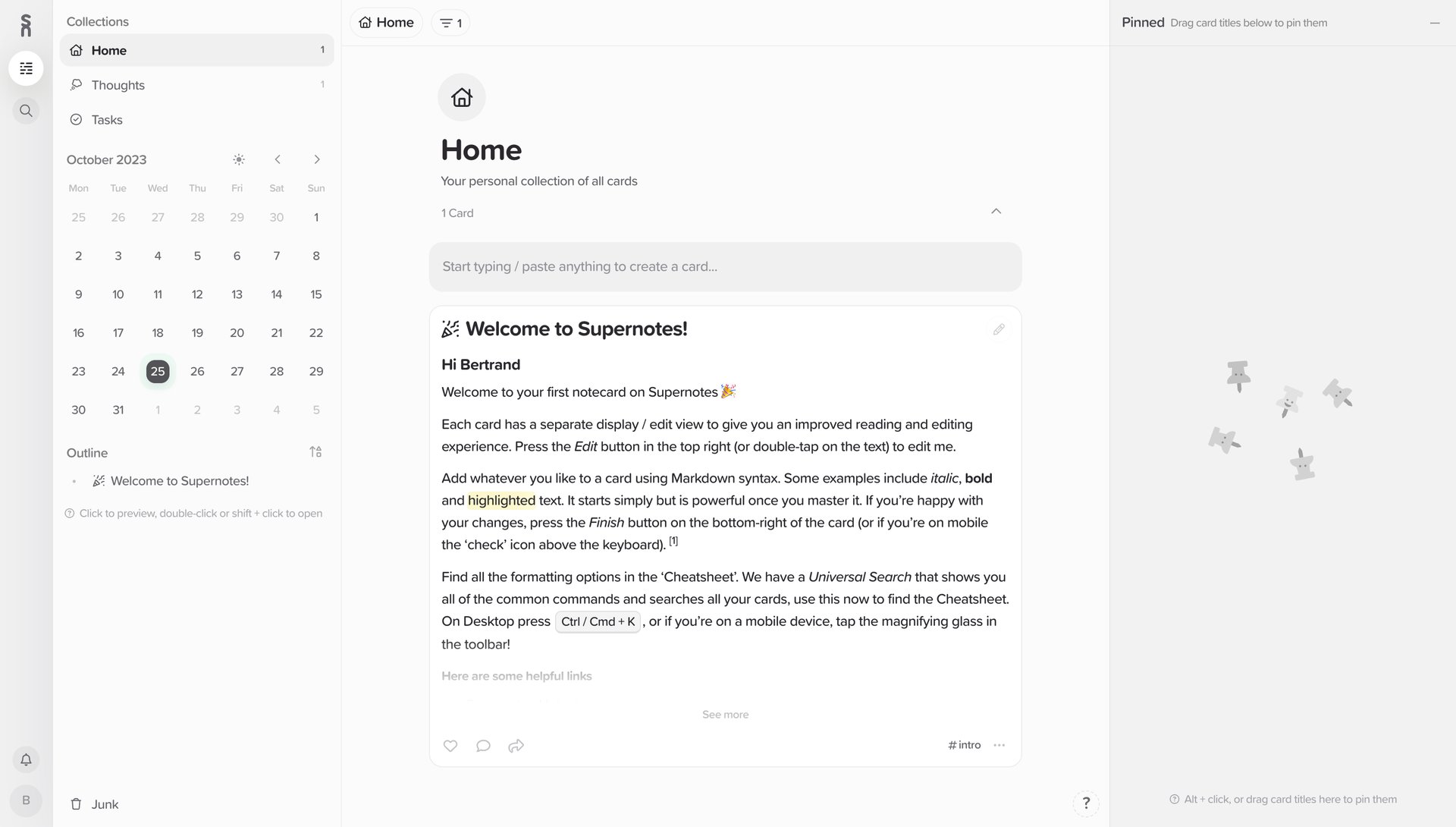 Supernotes
			        ux ui design