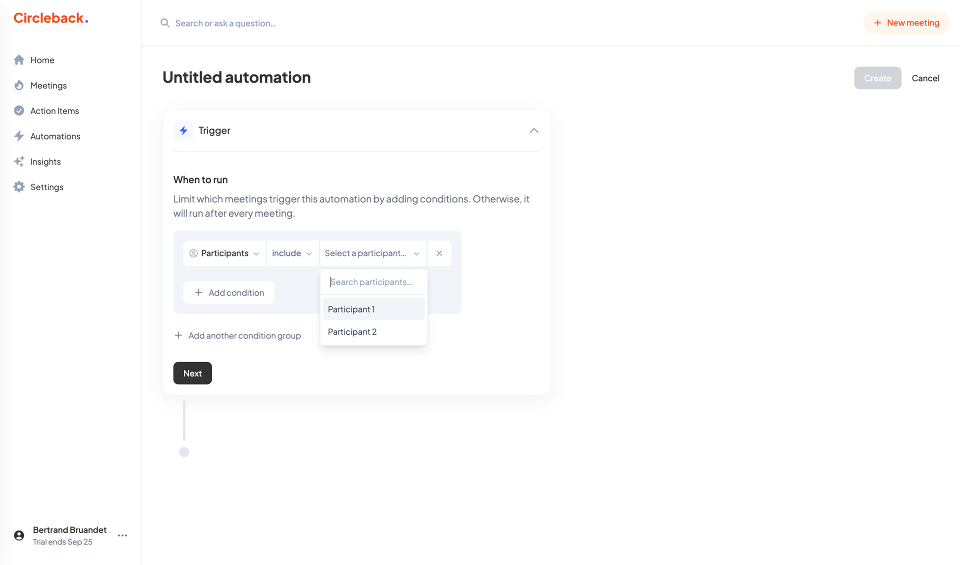 Circleback
			     ux ui design