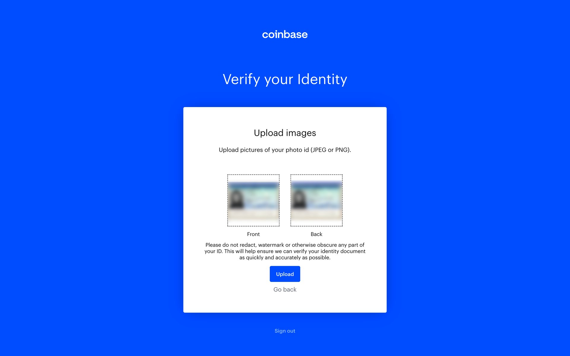 Coinbase
			       ux ui design