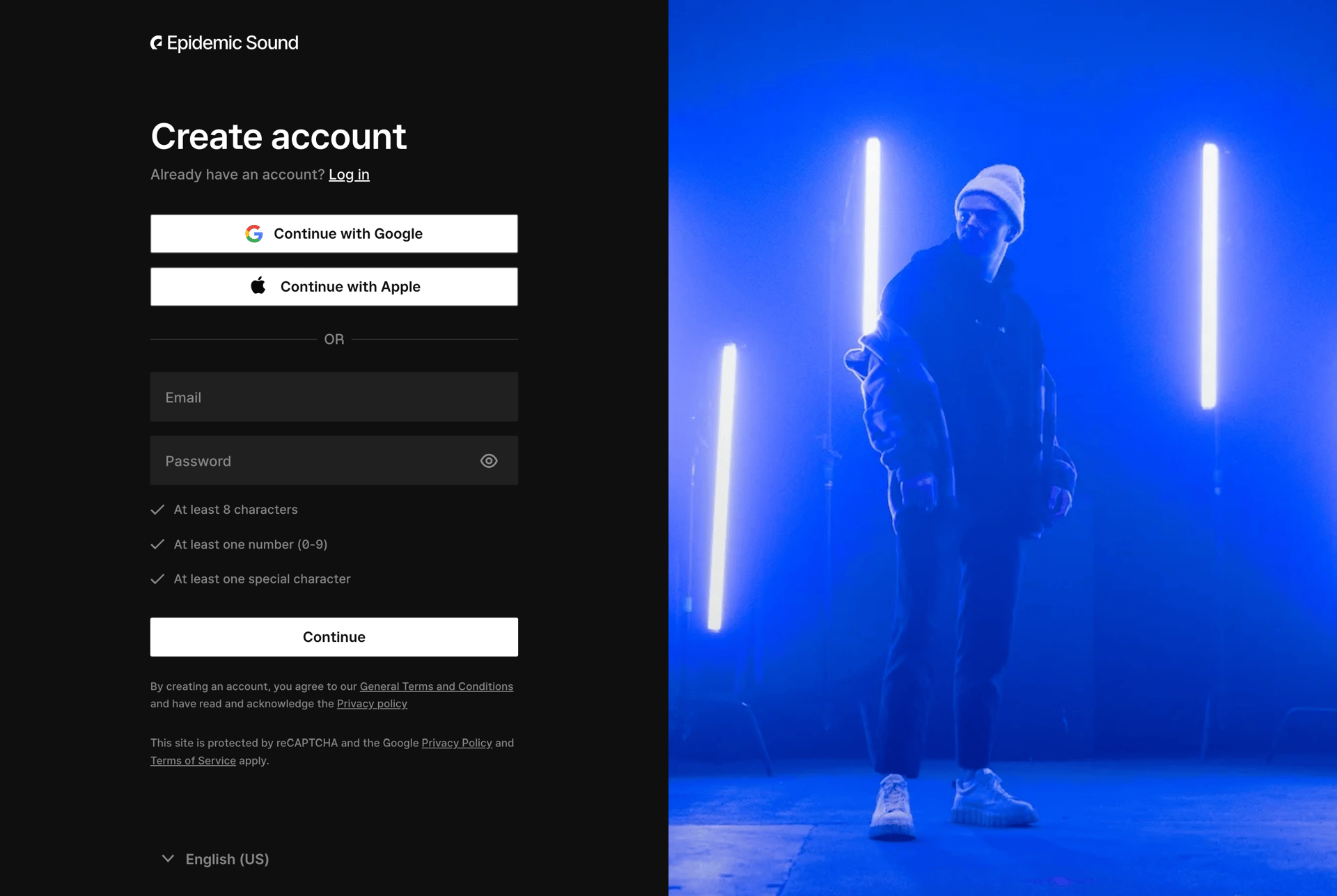 Epidemic Sound
			         ux ui design