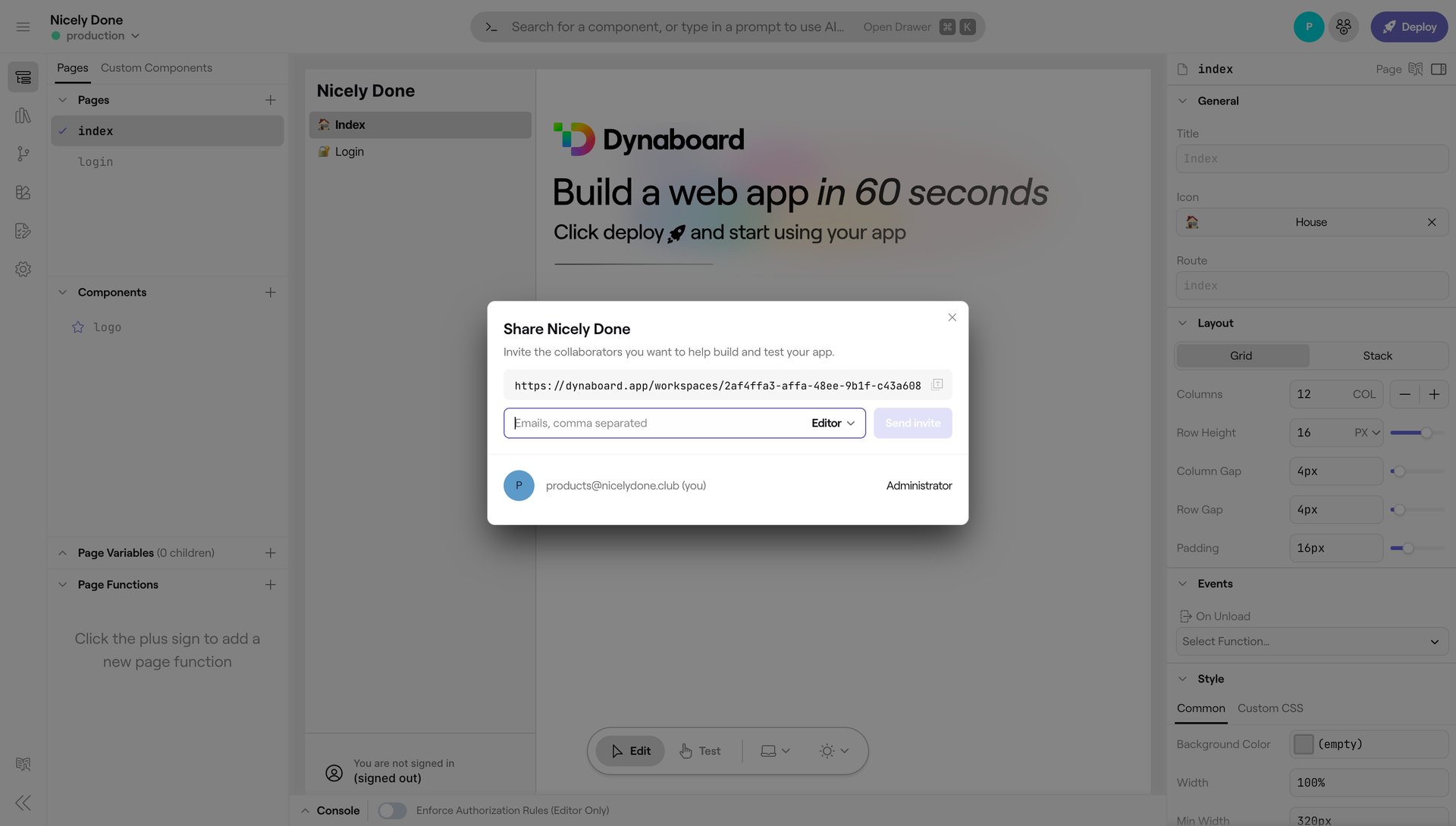 Dynaboard
			            ux ui design