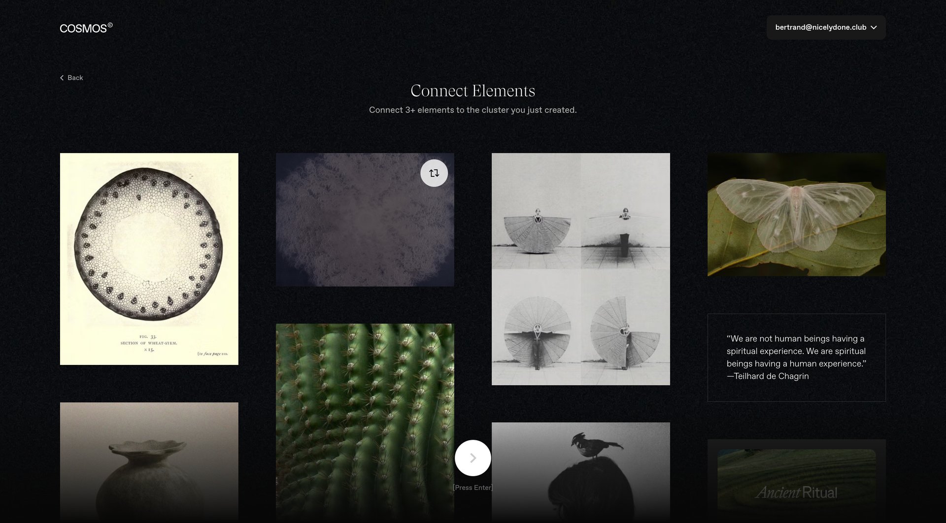 Cosmos
			    ux ui design