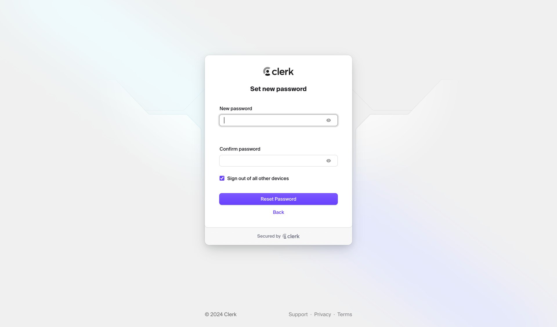 Clerk
			           ux ui design