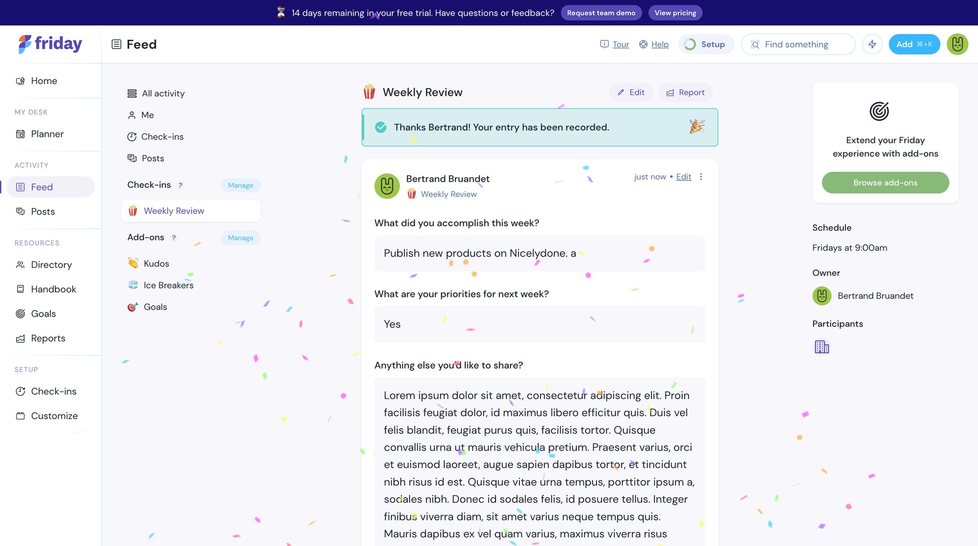Friday
			              ux ui design