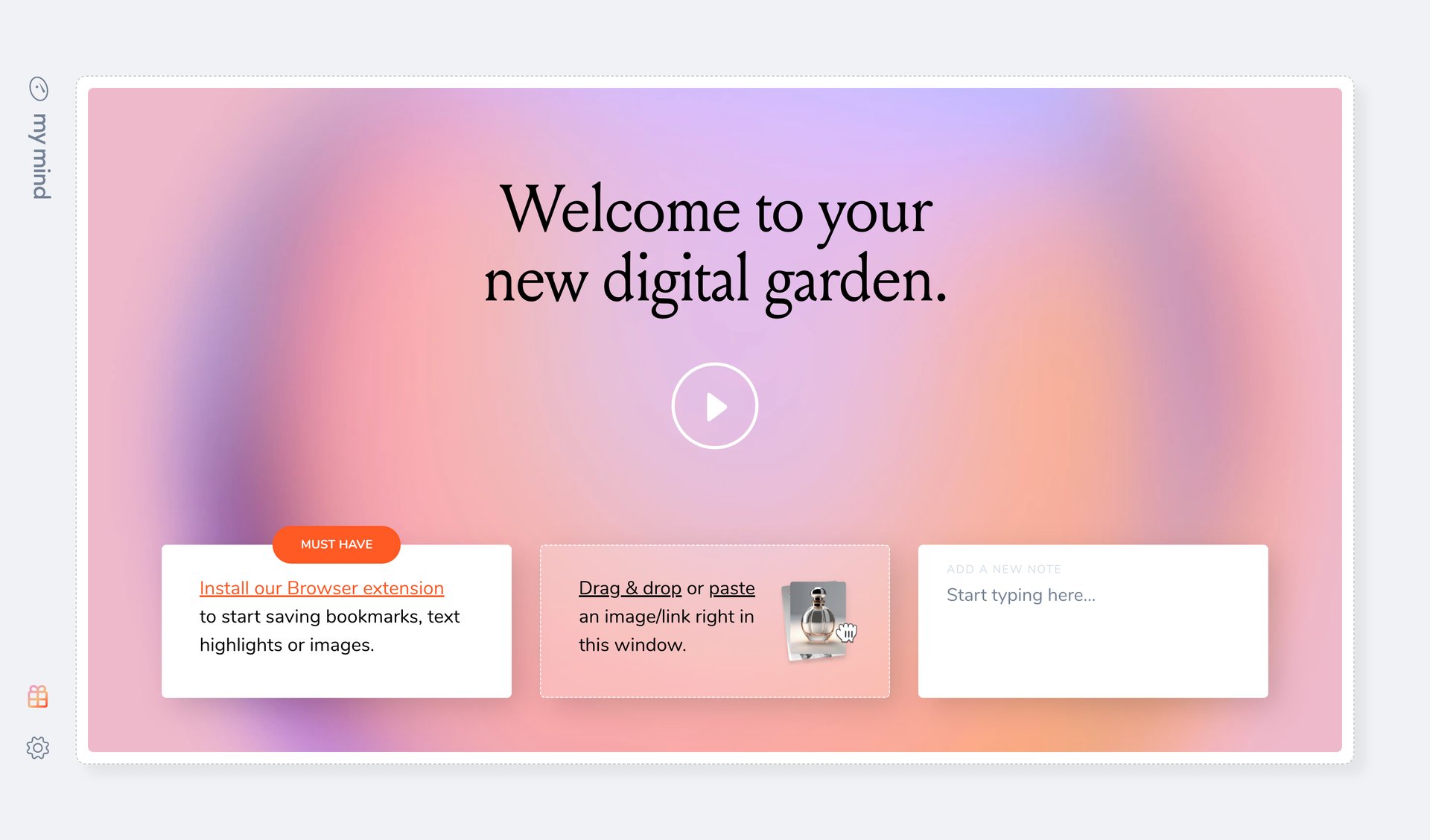 Mymind
			         ux ui design