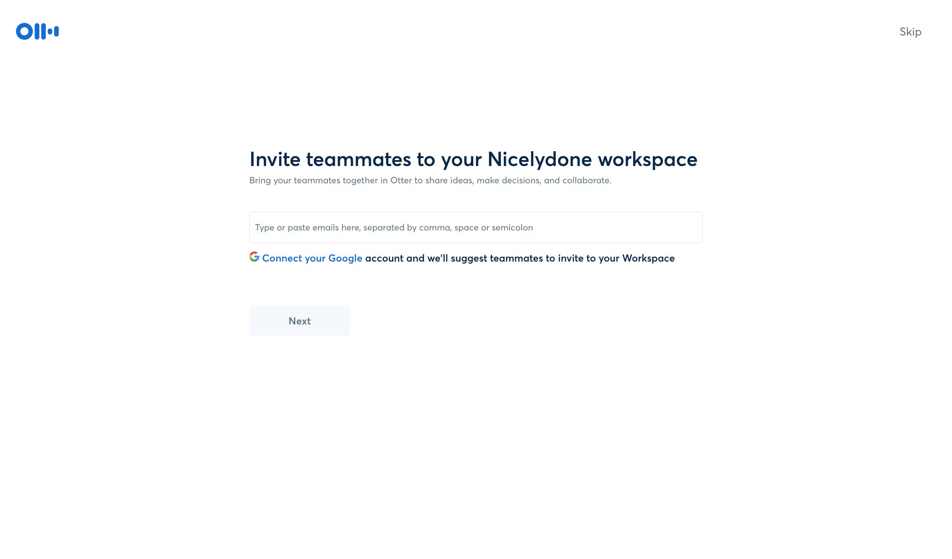 Otter
			          ux ui design