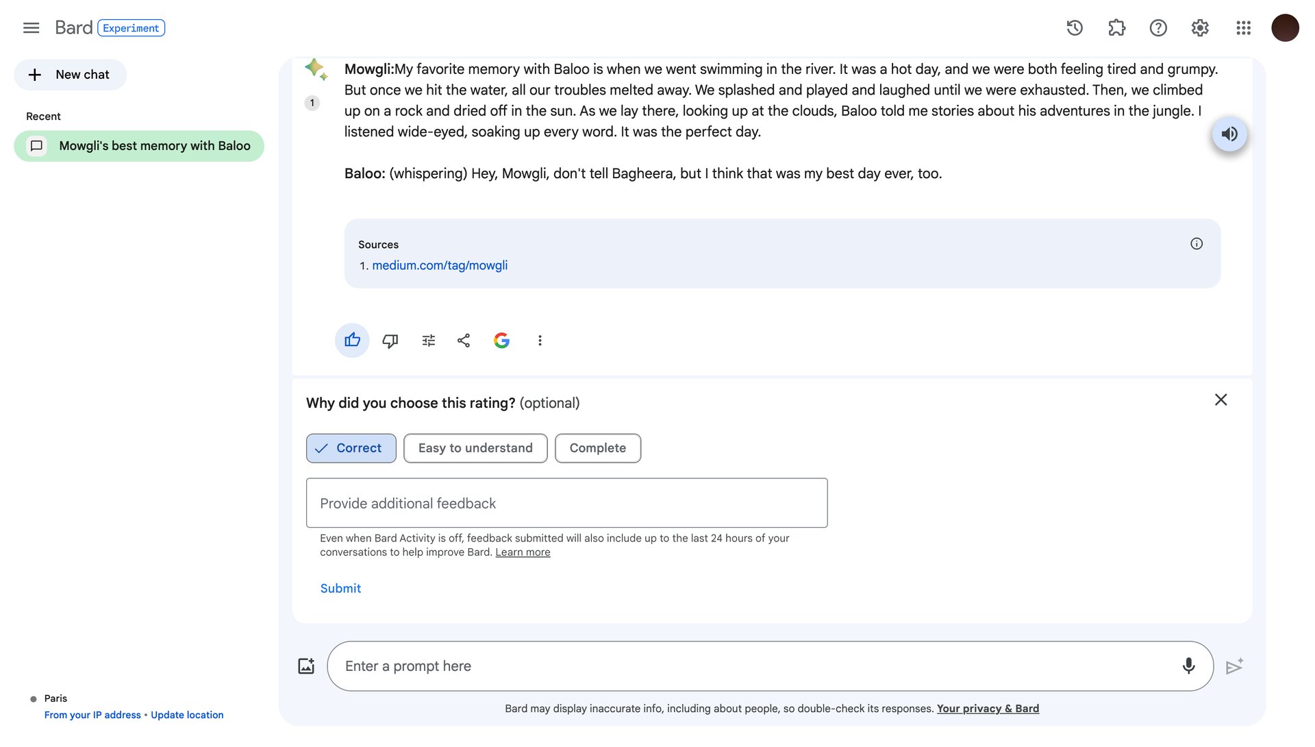 Bard
			        ux ui design