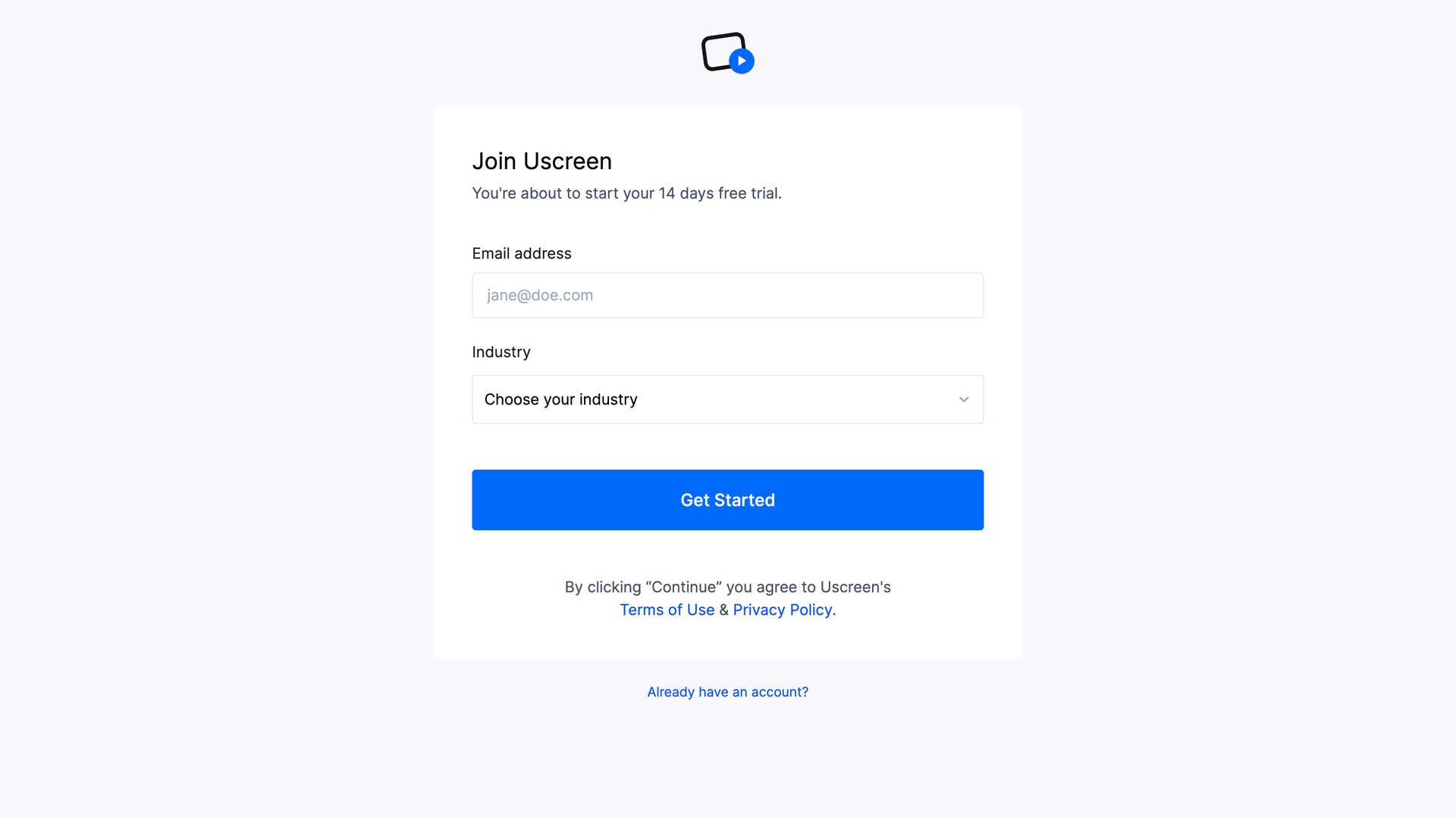 Uscreen
			     ux ui design