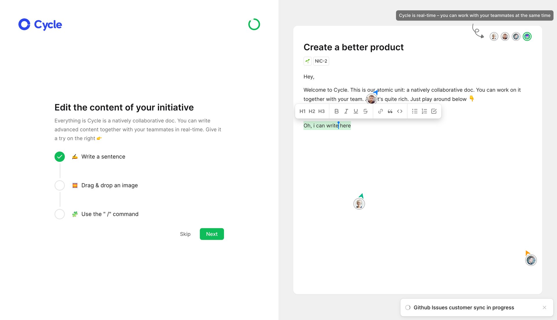 Cycle
			 ux ui design