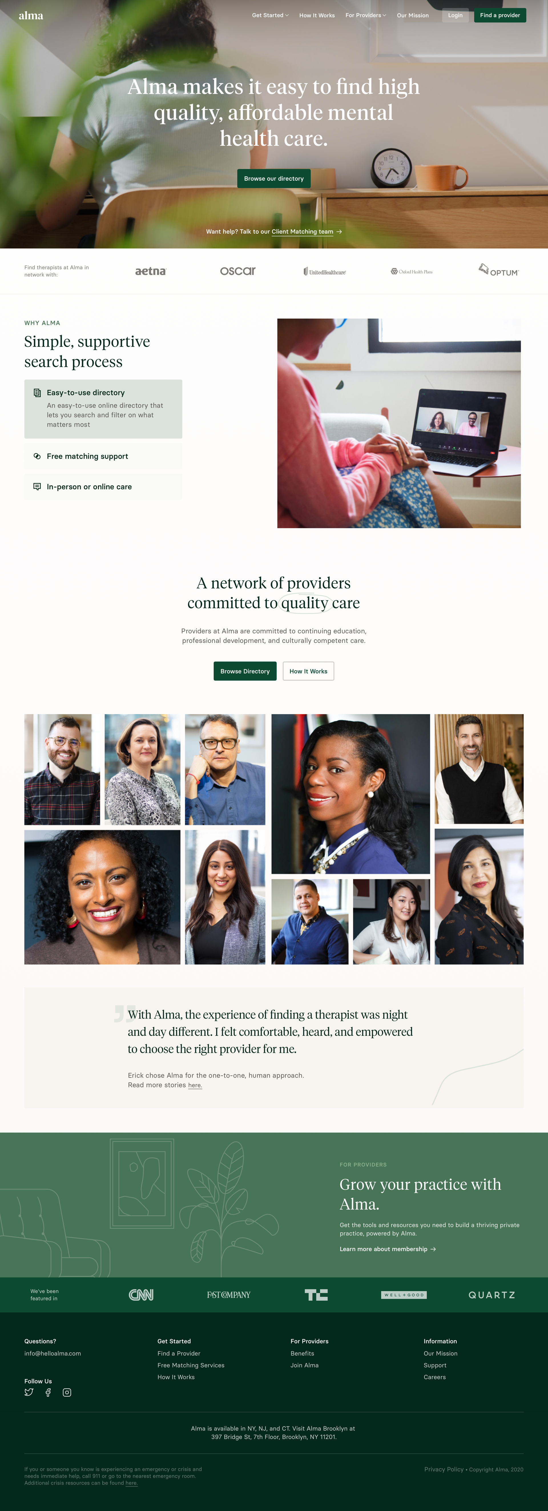 Alma
			 ux ui design